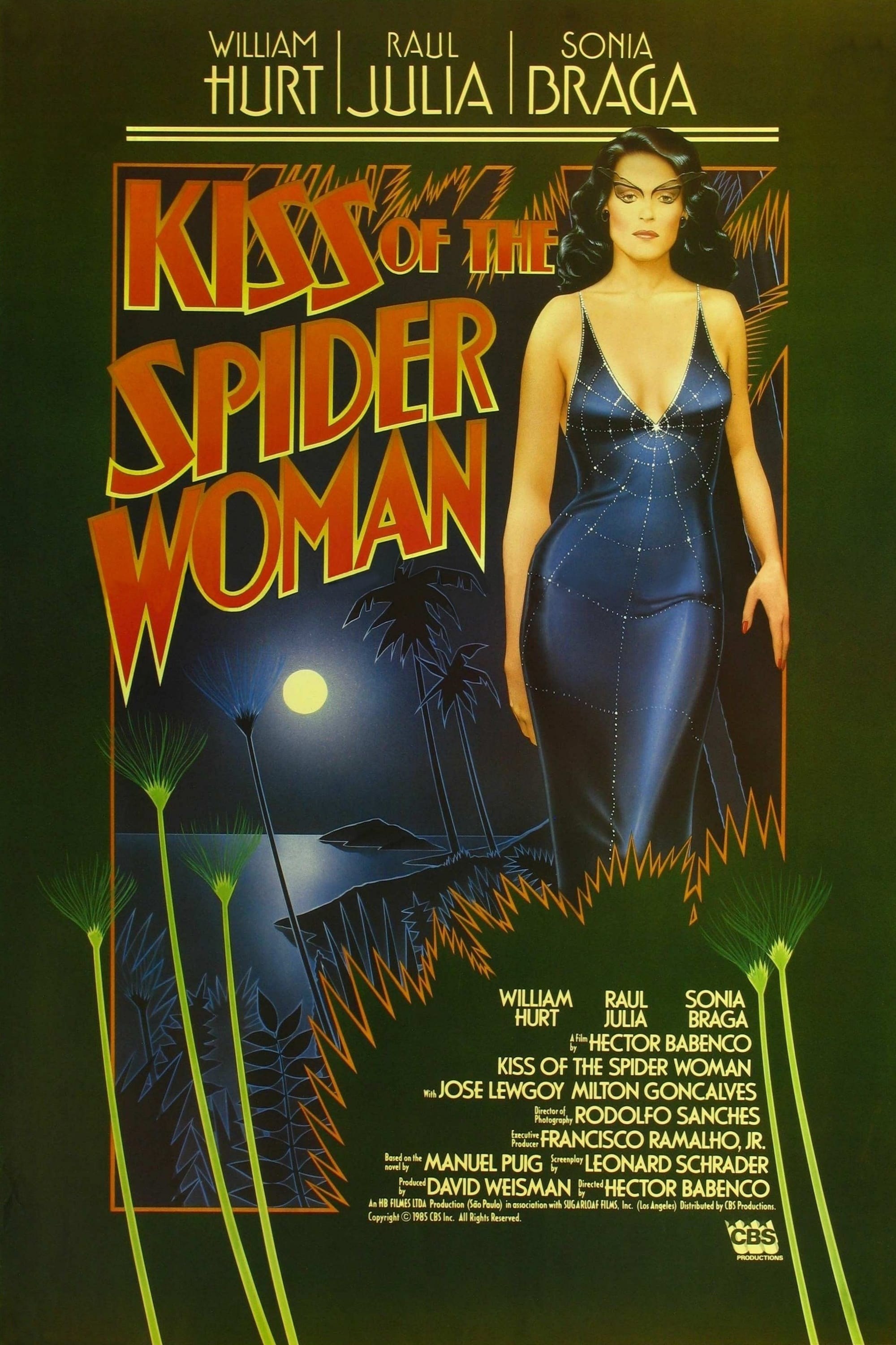 Poster de EL BESO DE LA MUJER ARAÑA en inglés