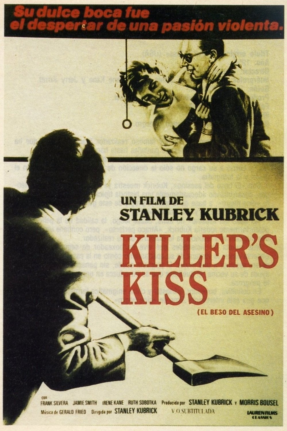 Poster de EL BESO DEL ASESINO en español