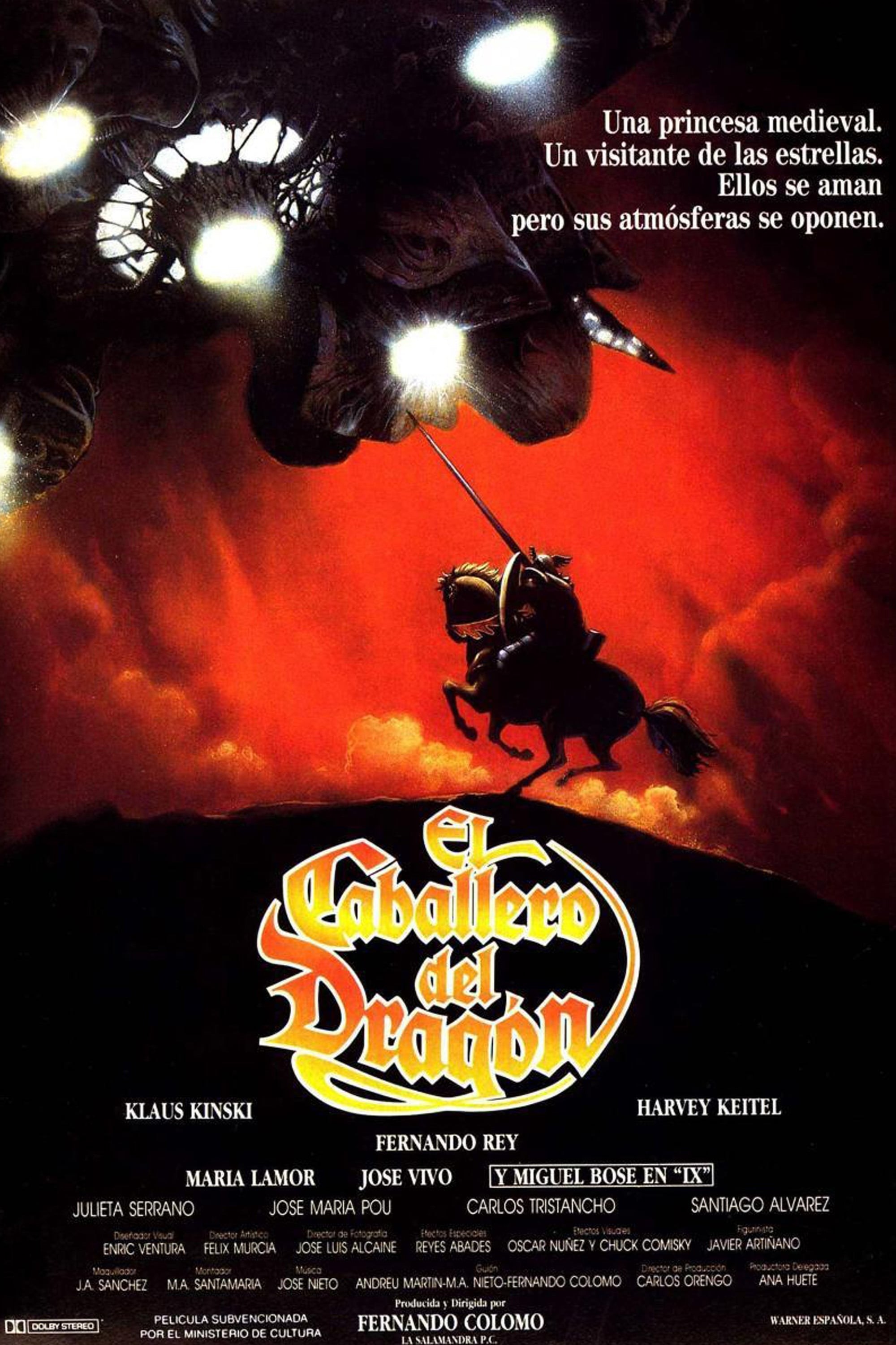 Poster de EL CABALLERO DEL DRAGÓN en español