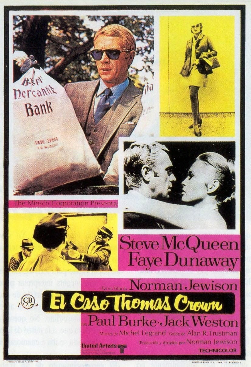 Poster de EL CASO THOMAS CROWN en español