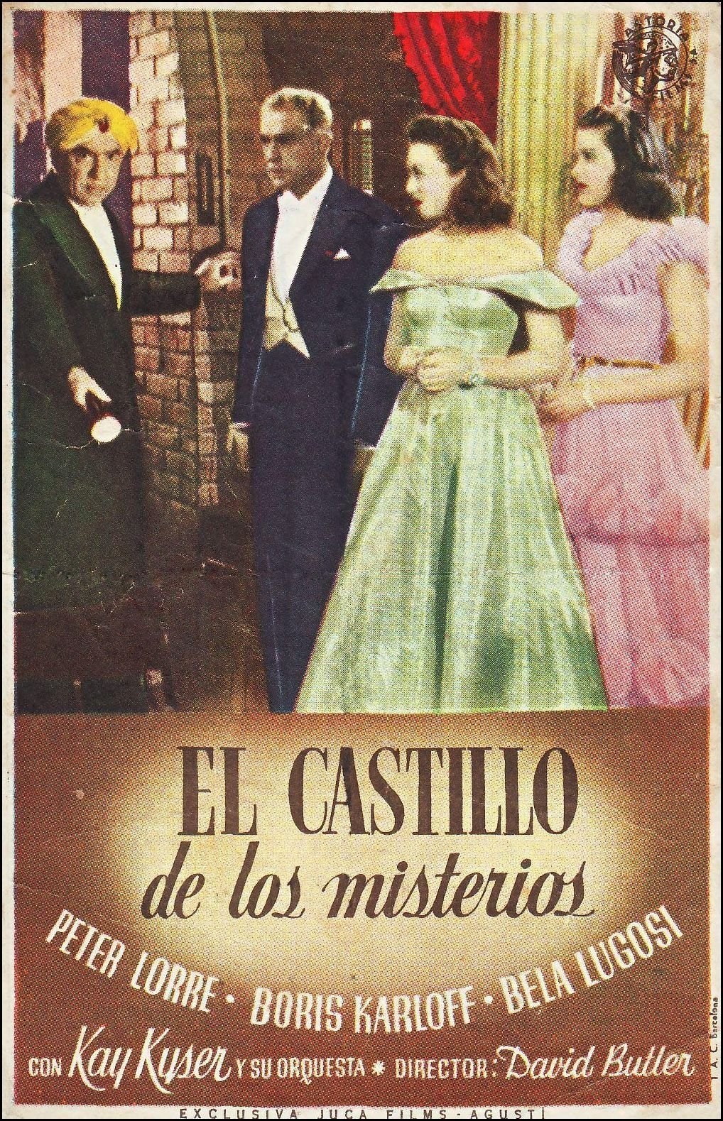 Poster de EL CASTILLO DE LOS MISTERIOS en español