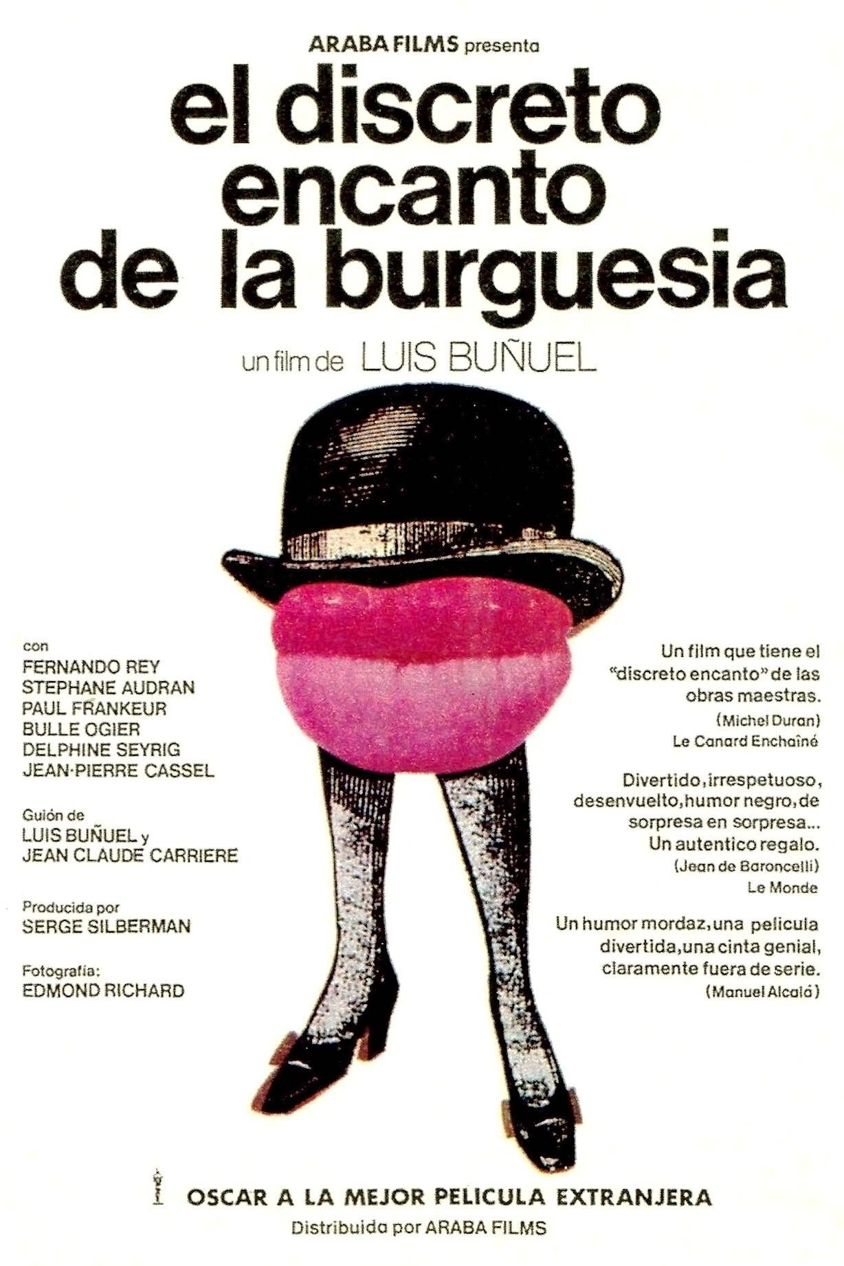 Poster de EL DISCRETO ENCANTO DE LA BURGUESÍA en español
