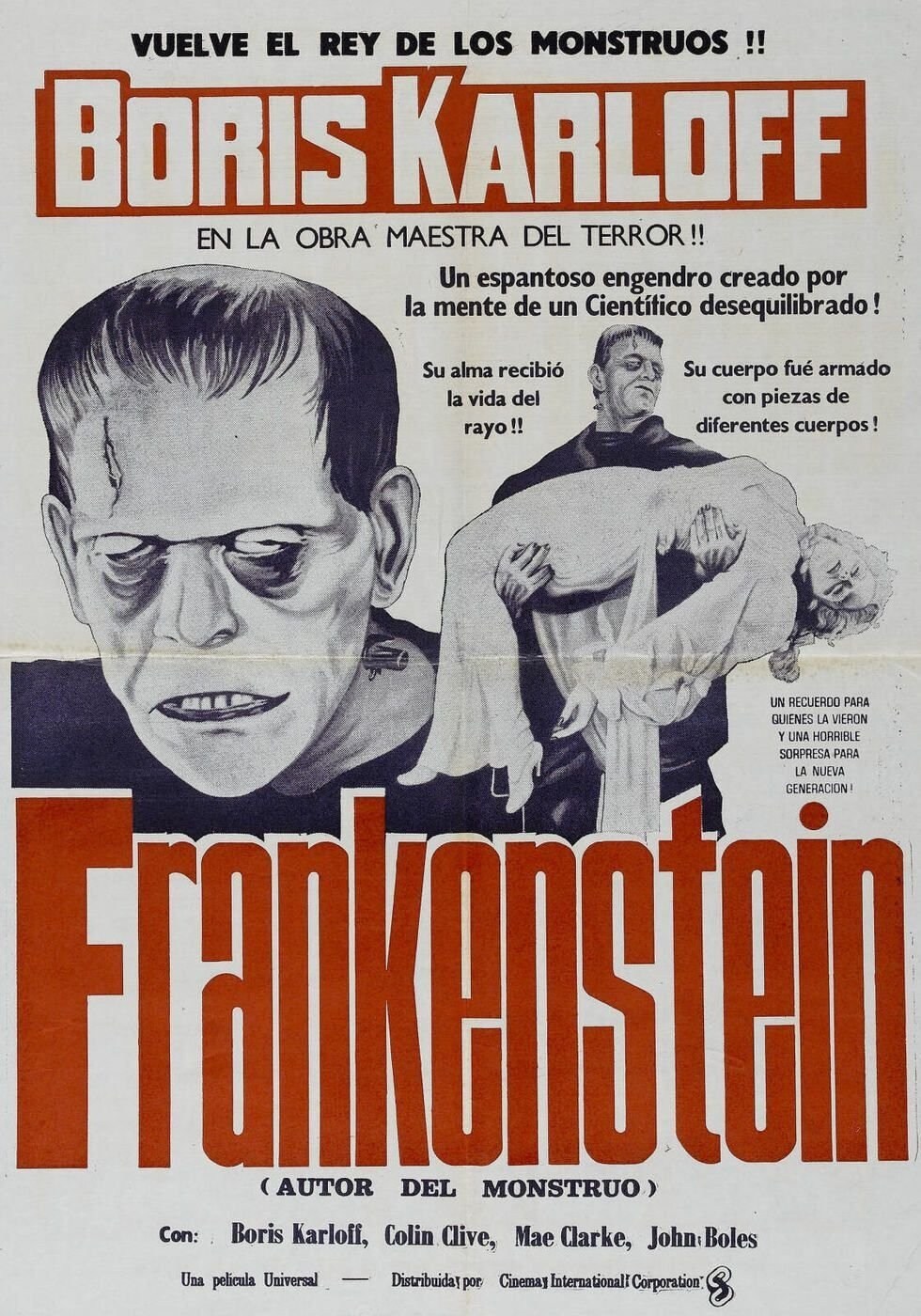 Poster de EL DOCTOR FRANKENSTEIN en español