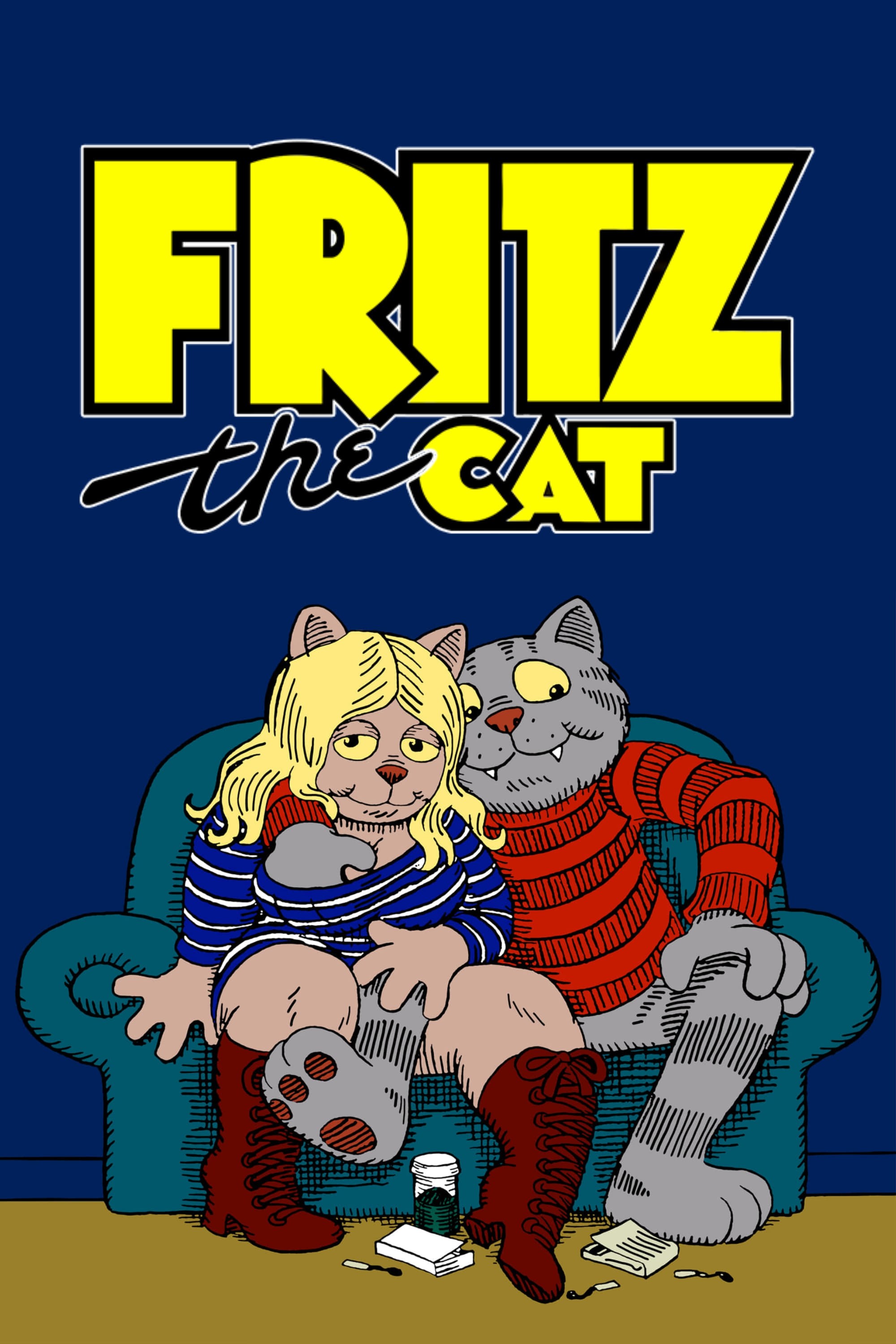 Poster de EL GATO FRITZ en inglés