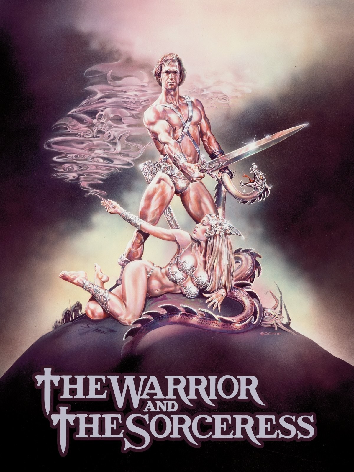 Poster de EL GUERRERO Y LA HECHICERA en inglés