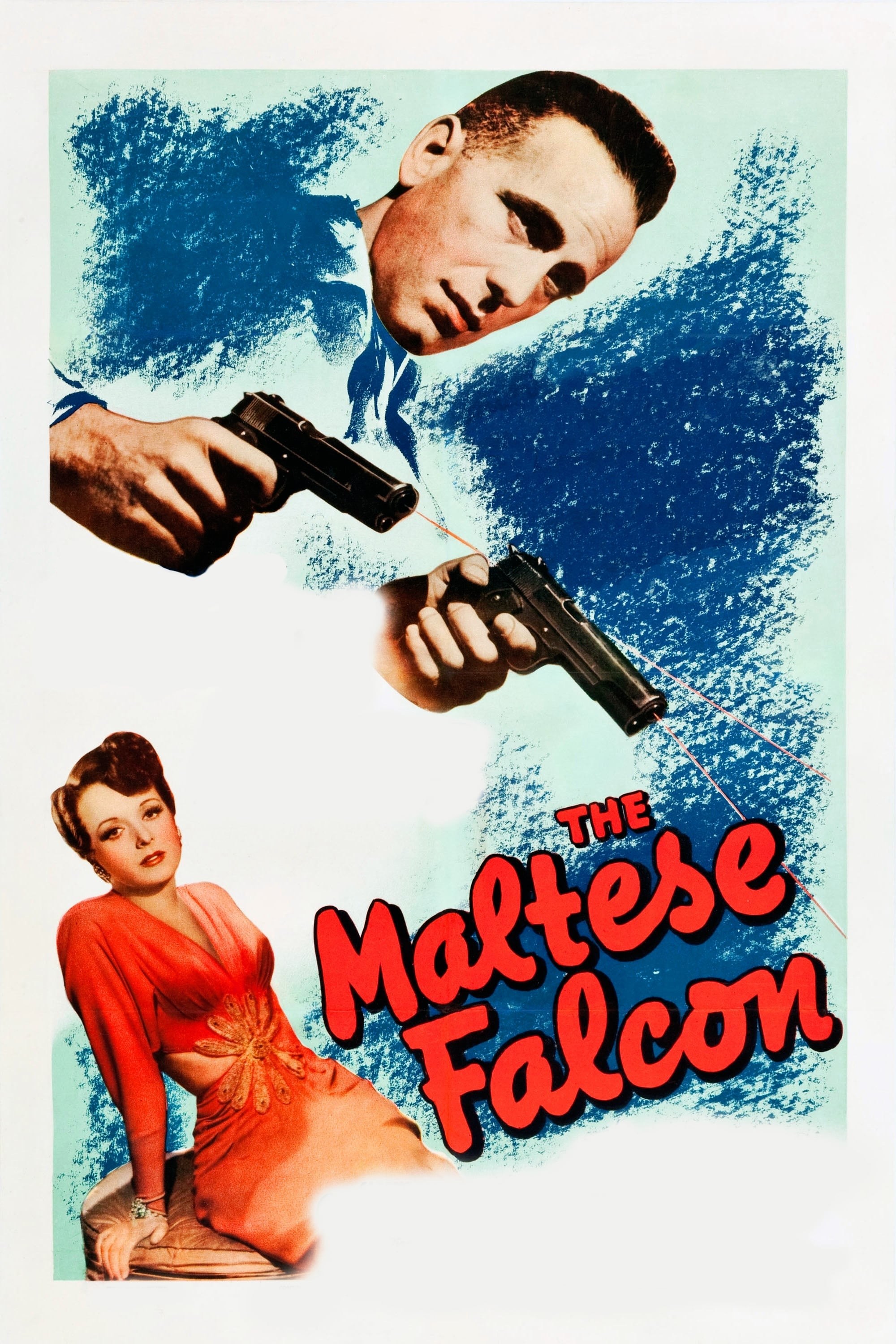 Poster de EL HALCÓN MALTÉS en inglés