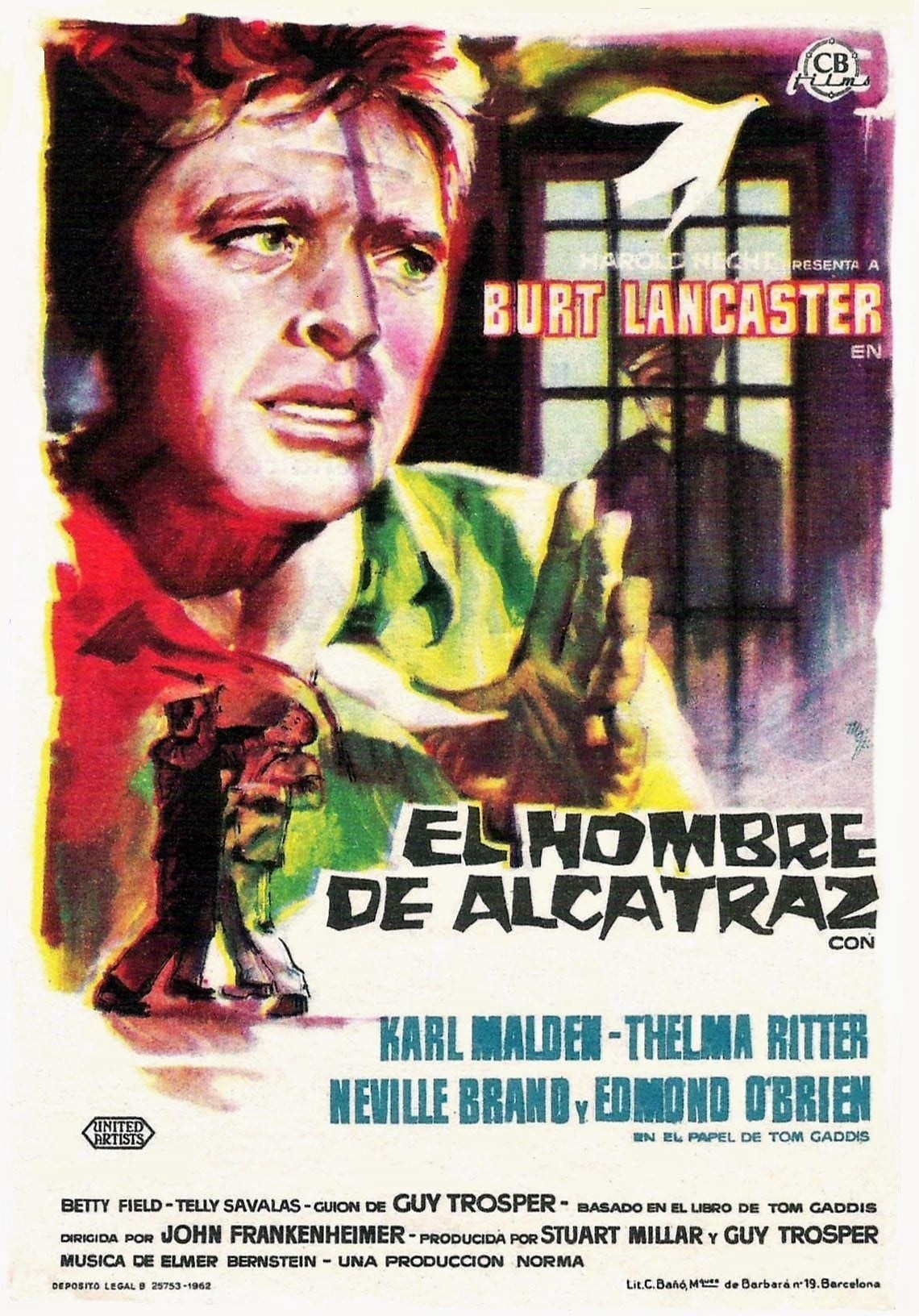 Poster de EL HOMBRE DE ALCATRAZ en español