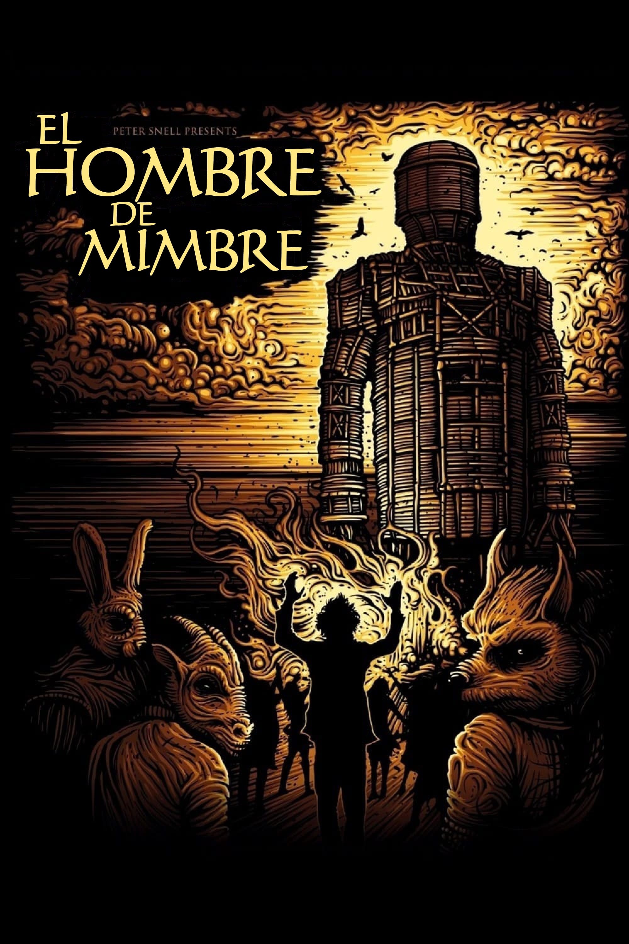 Poster de EL HOMBRE DE MIMBRE en español