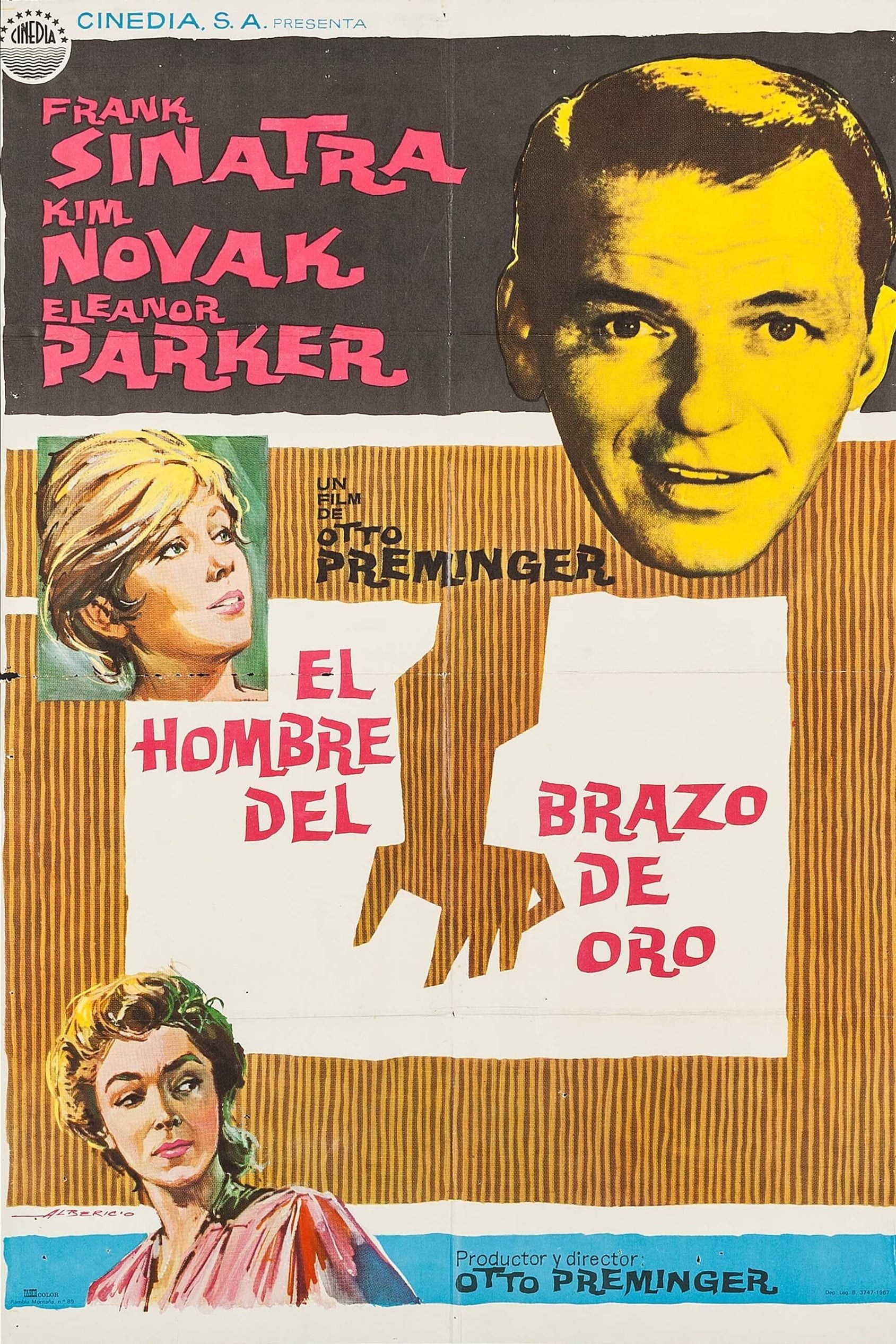 Poster de EL HOMBRE DEL BRAZO DE ORO en español
