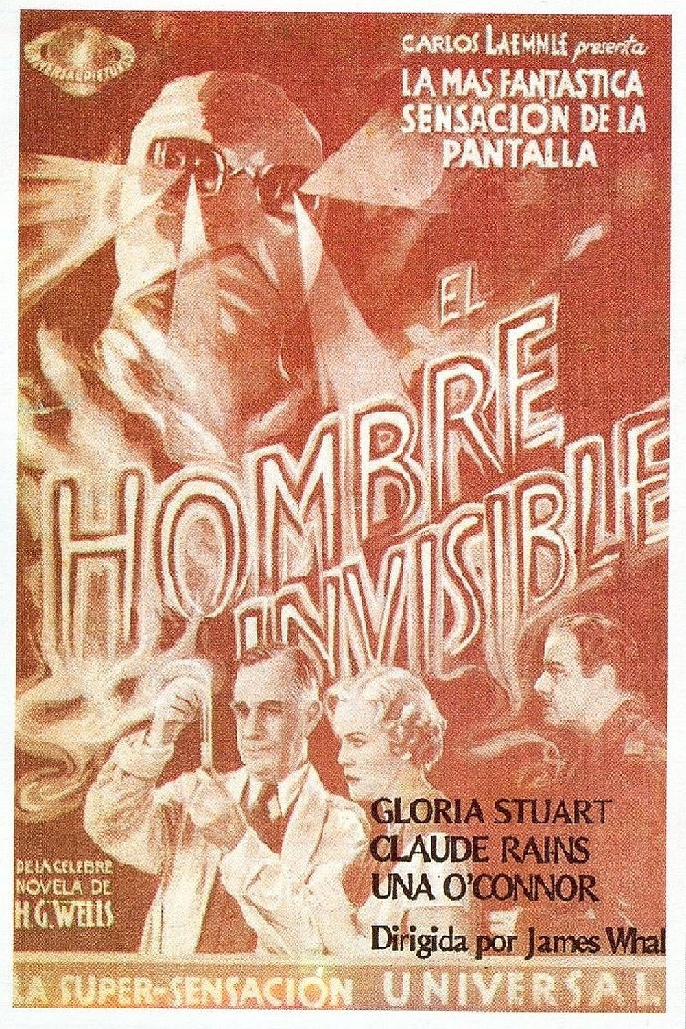 Poster de EL HOMBRE INVISIBLE en español