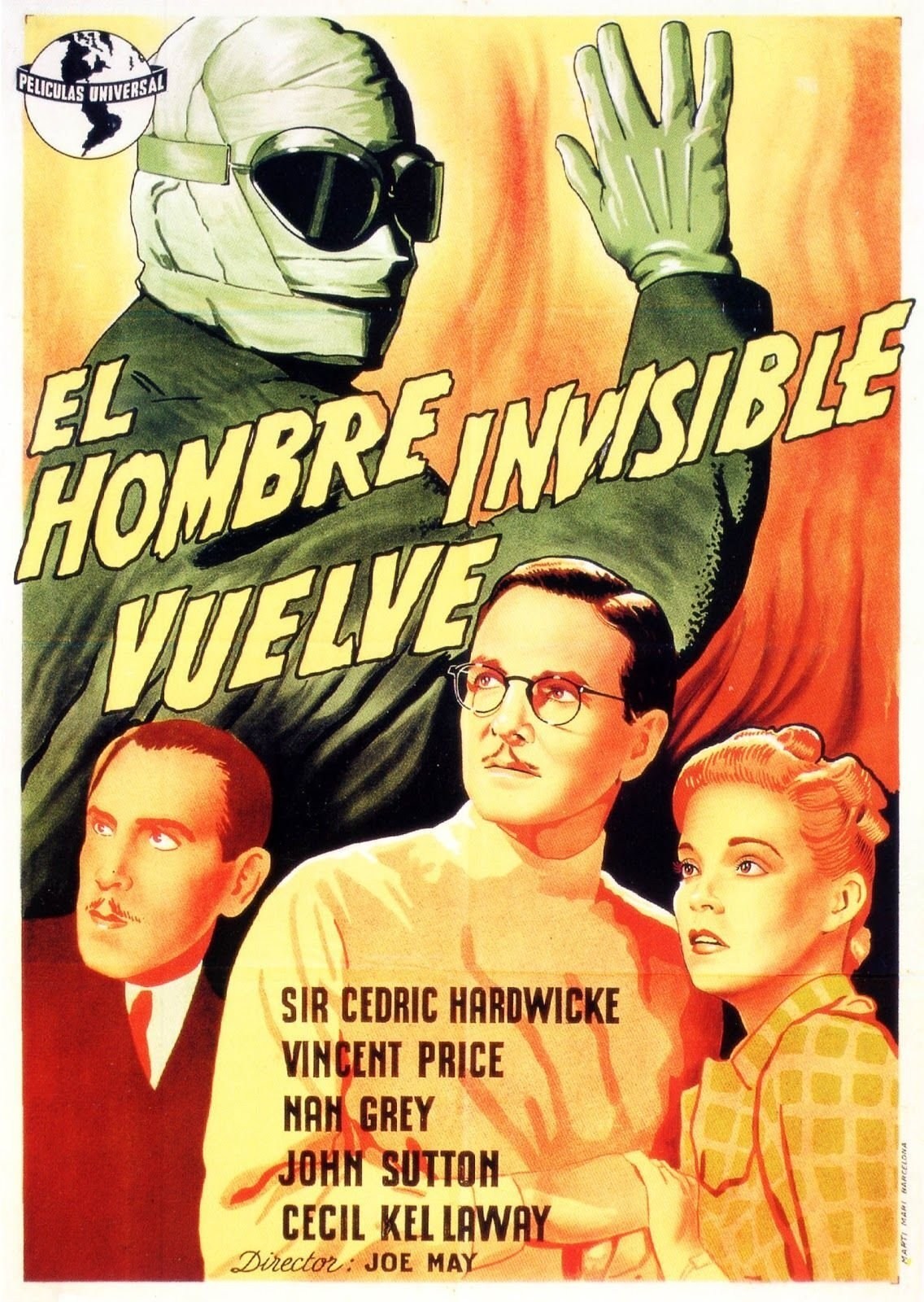 Poster de EL HOMBRE INVISIBLE VUELVE en español
