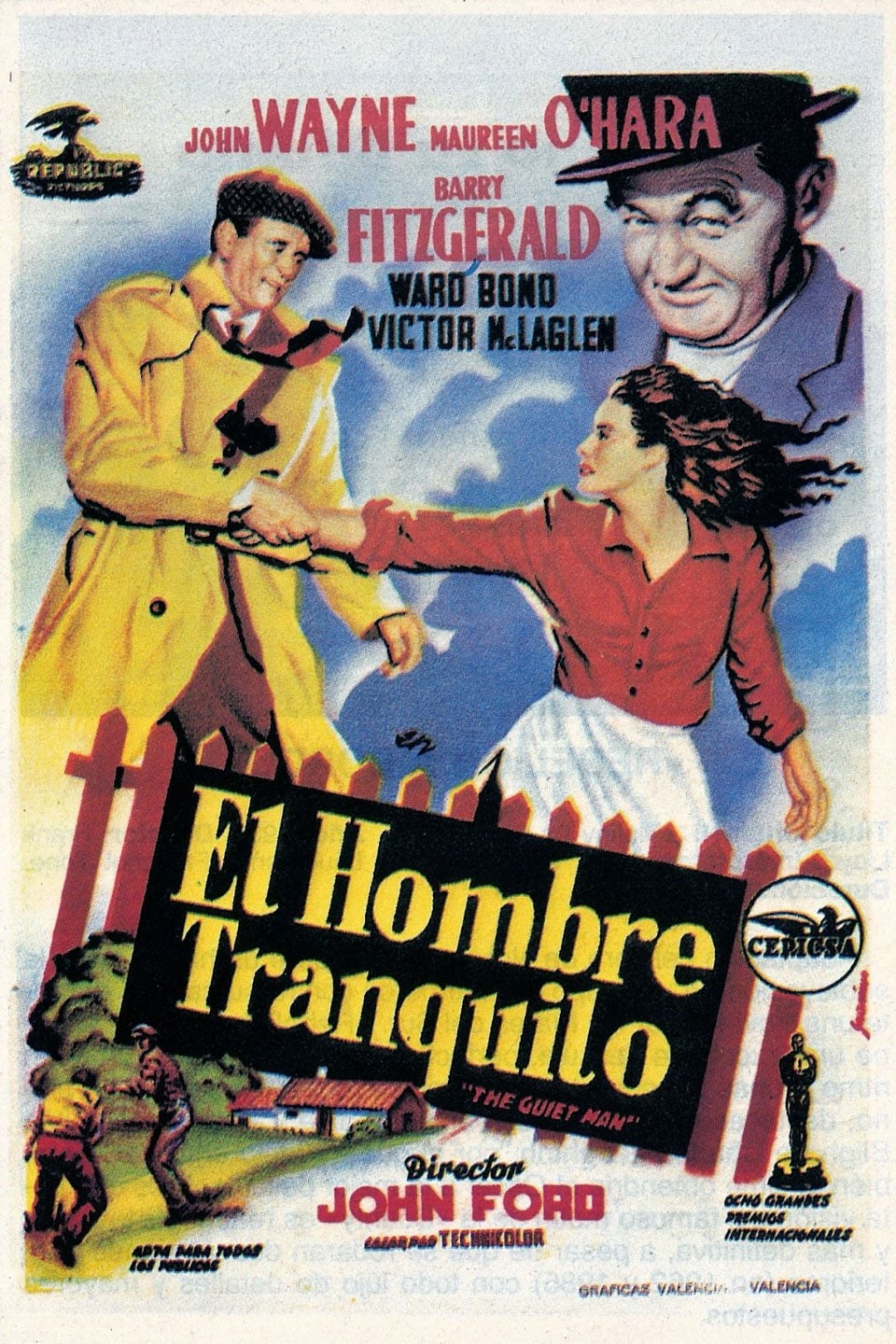 Poster de EL HOMBRE TRANQUILO en español