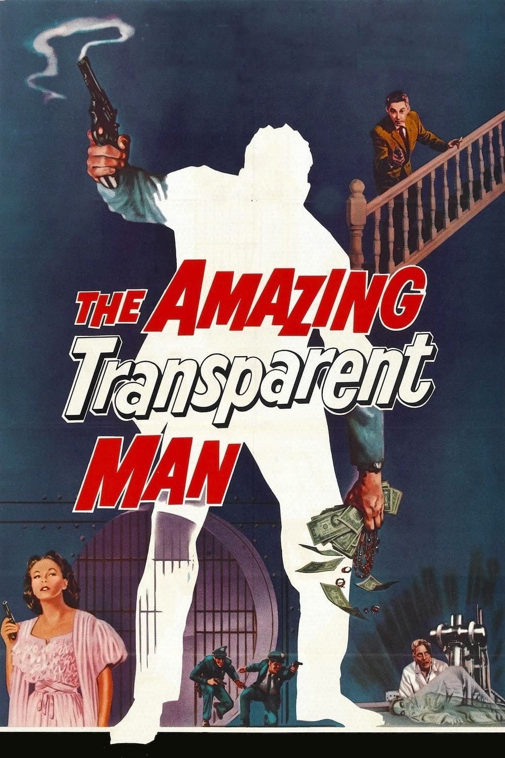 Poster de EL INCREÍBLE HOMBRE TRANSPARENTE en inglés