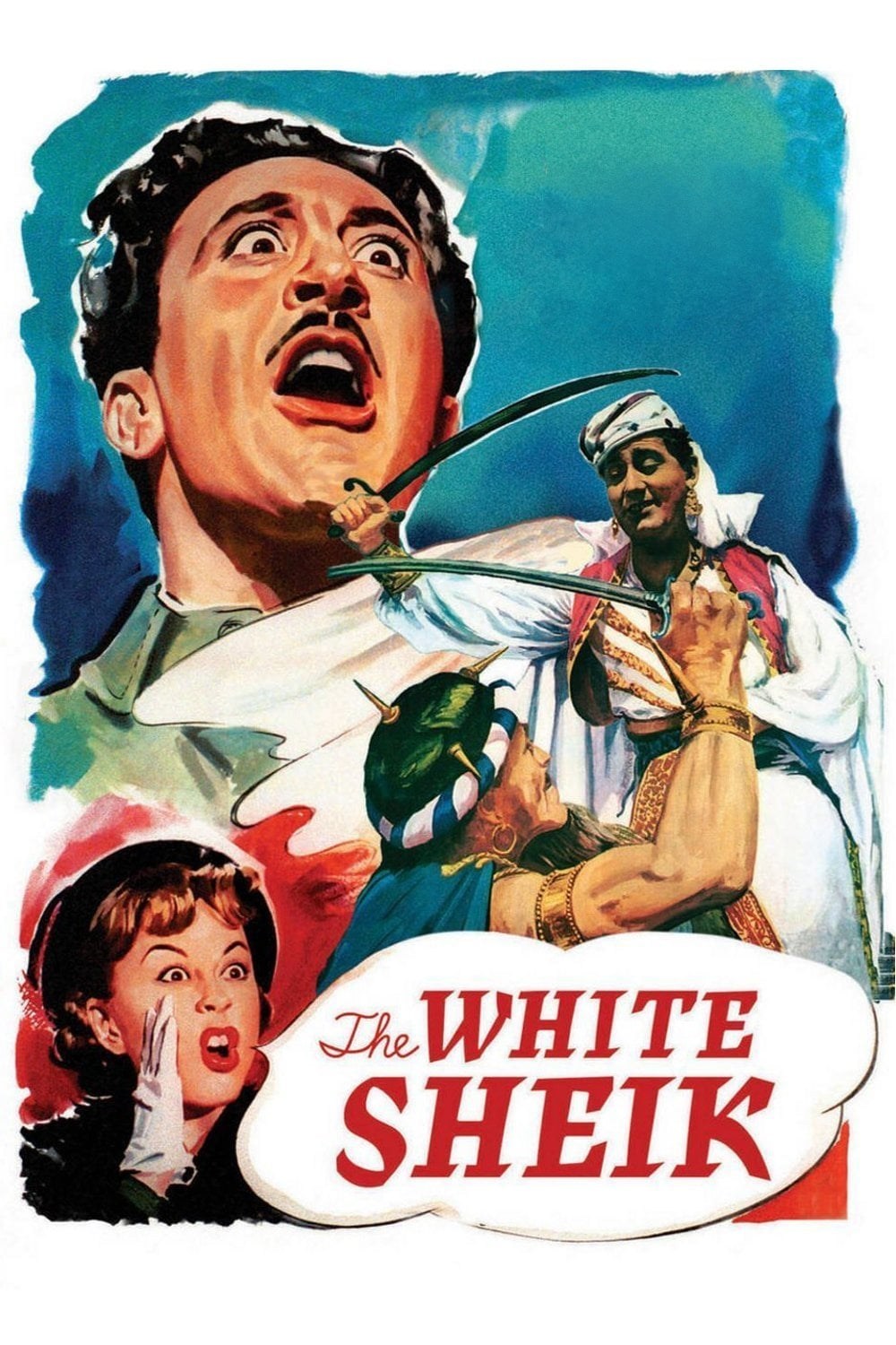 Poster de EL JEQUE BLANCO en inglés