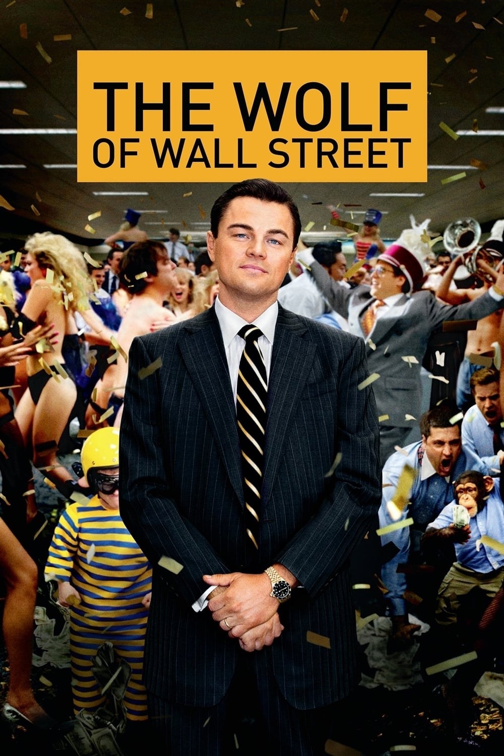 Poster de EL LOBO DE WALL STREET en inglés