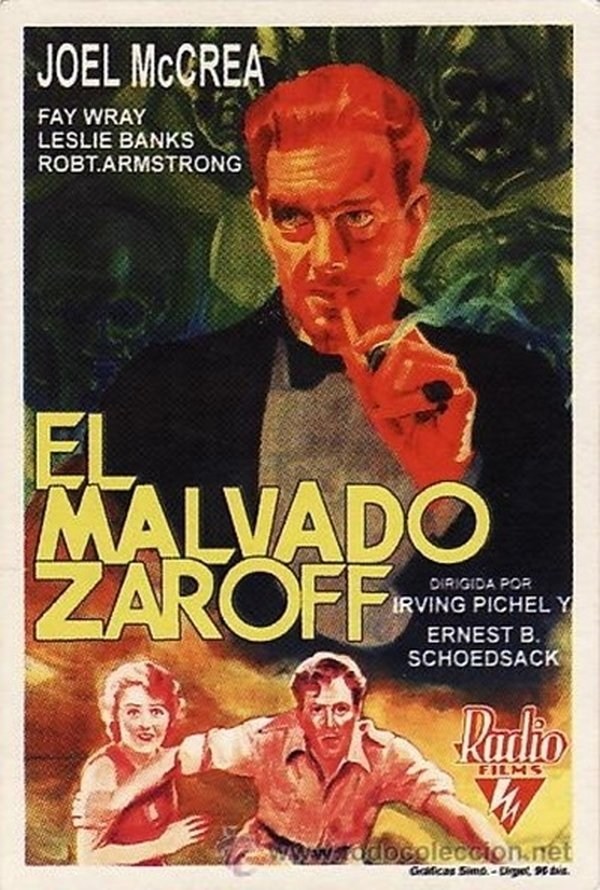 Poster de EL MALVADO ZAROFF en español