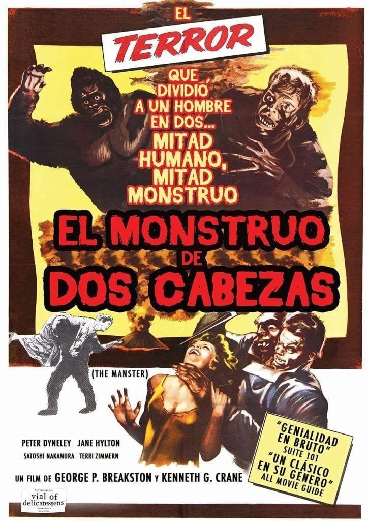 Poster de EL MONSTRUO DE DOS CABEZAS en español