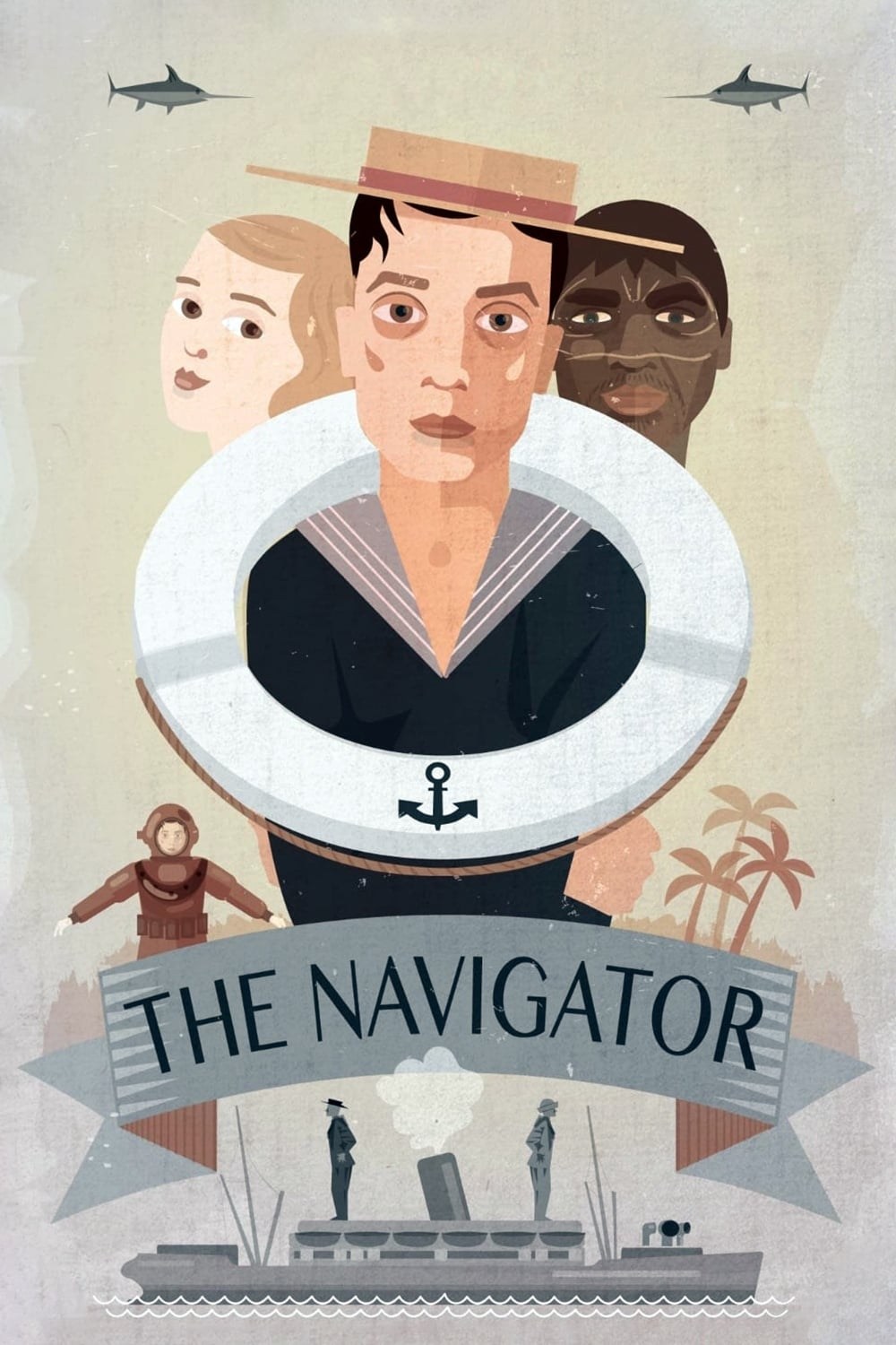 Poster de EL NAVEGANTE en inglés