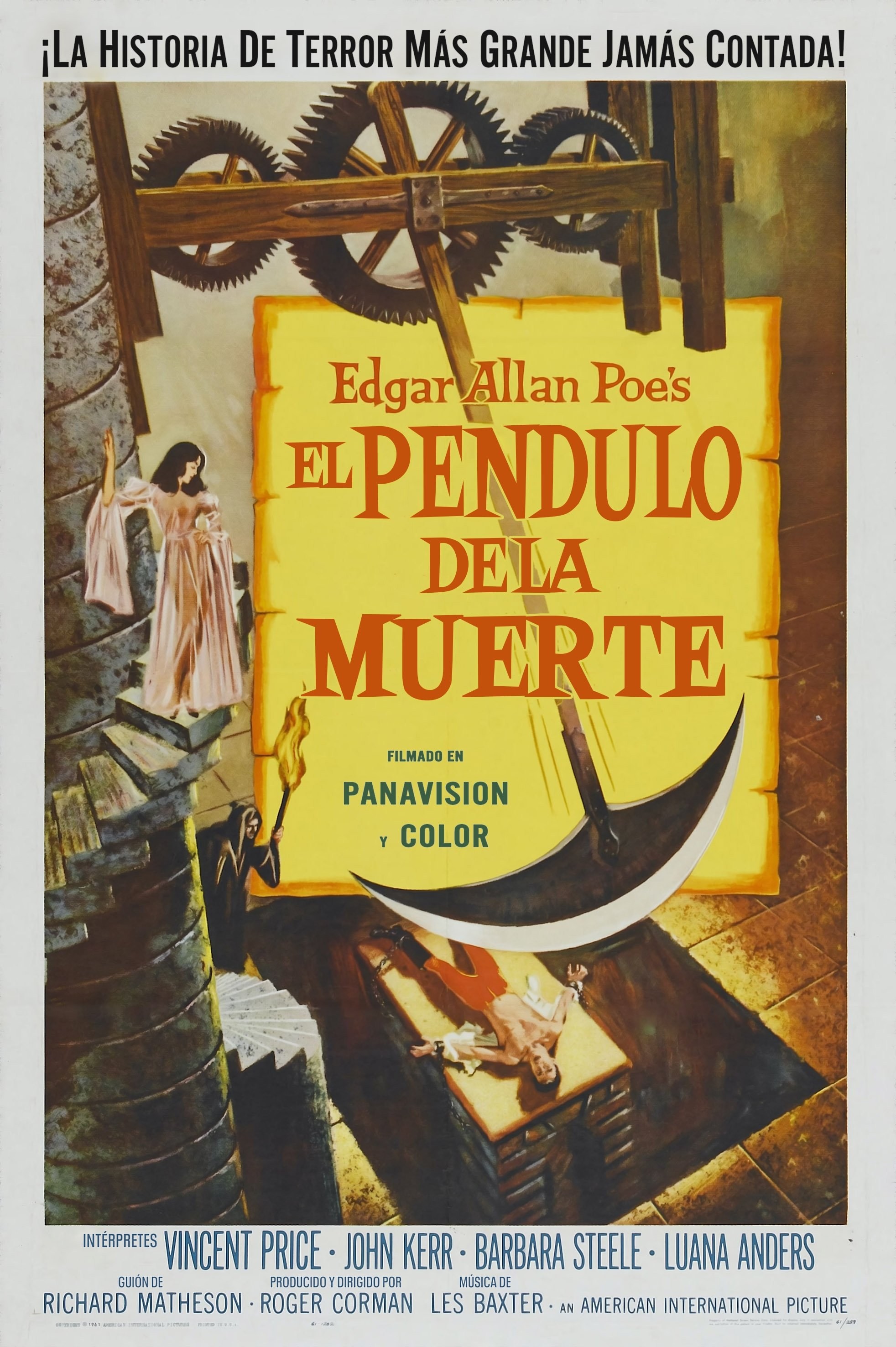 Poster de EL PÉNDULO DE LA MUERTE en español