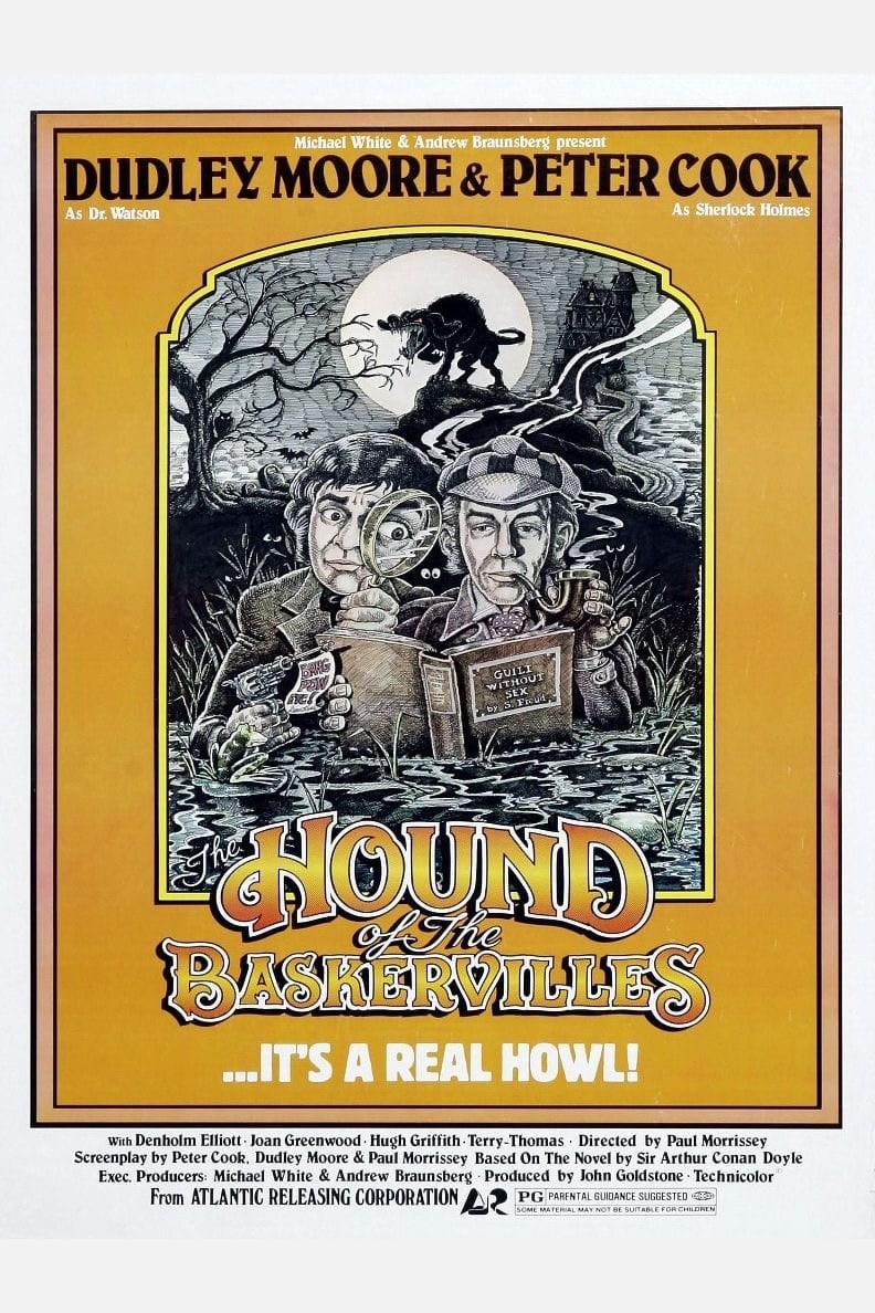 Poster de El perro de Baskerville en inglés