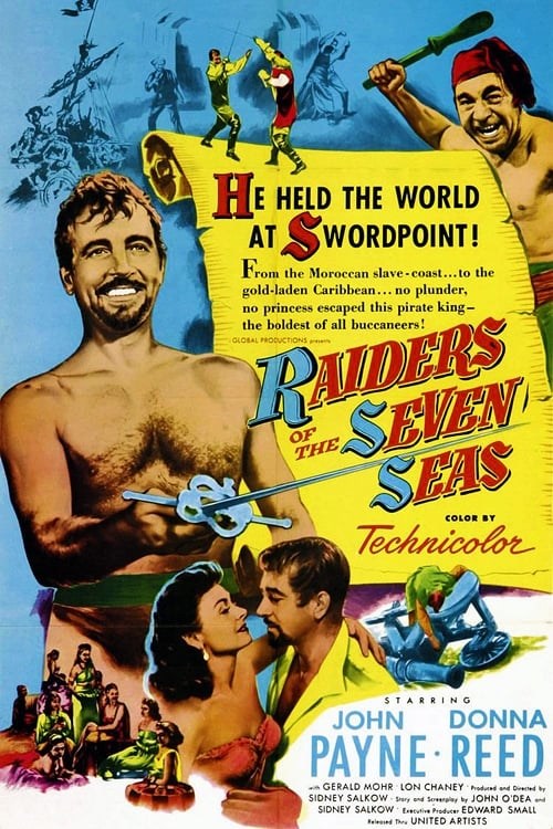 Poster de EL PIRATA DE LOS SIETE MARES en inglés