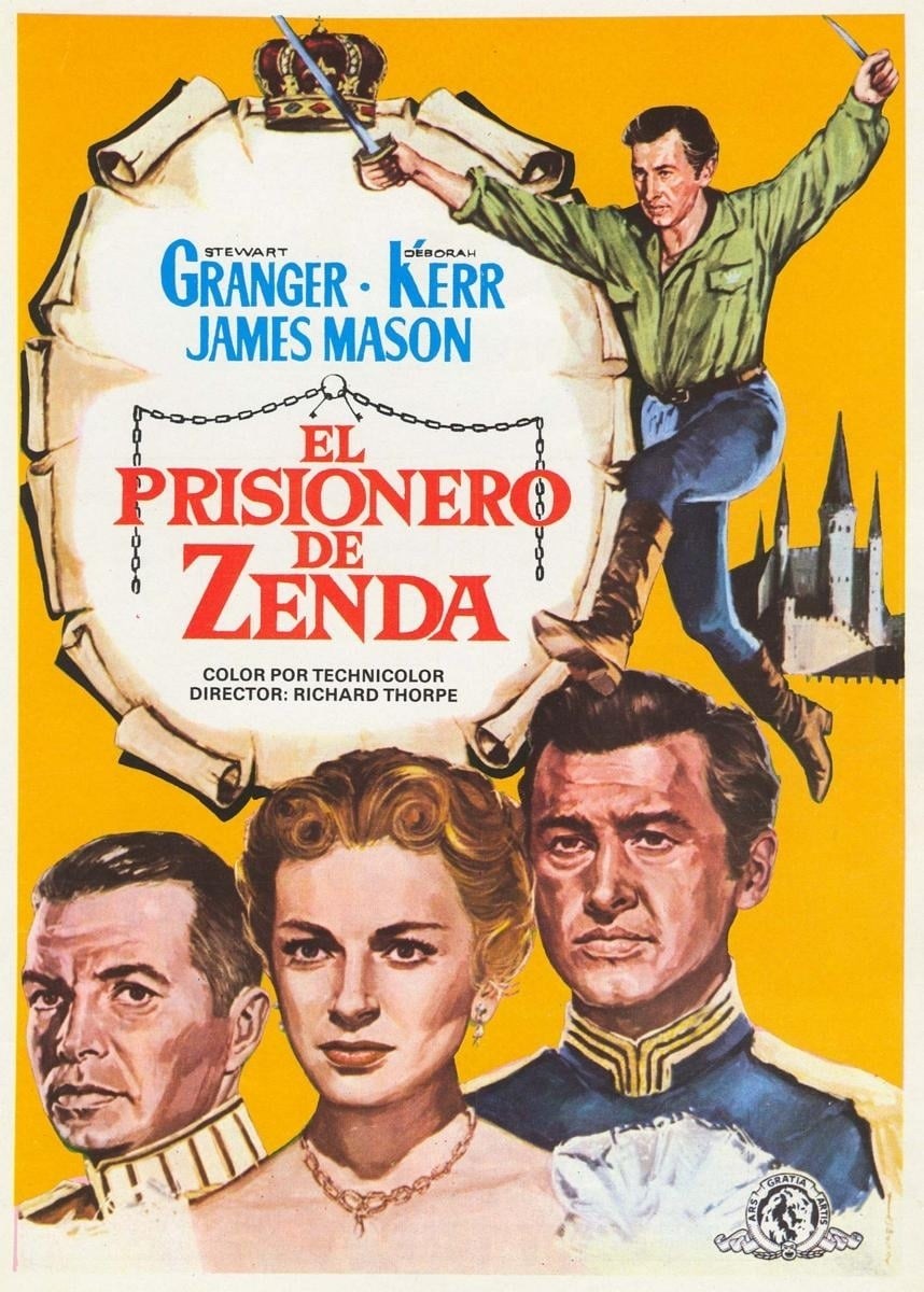 Poster de EL PRISIONERO DE ZENDA en español
