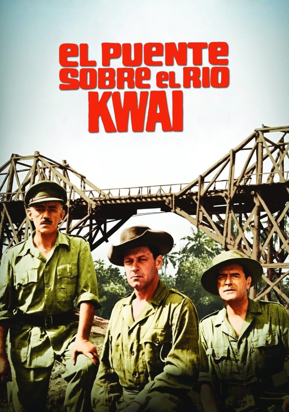 Poster de EL PUENTE SOBRE EL RÍO KWAI en español