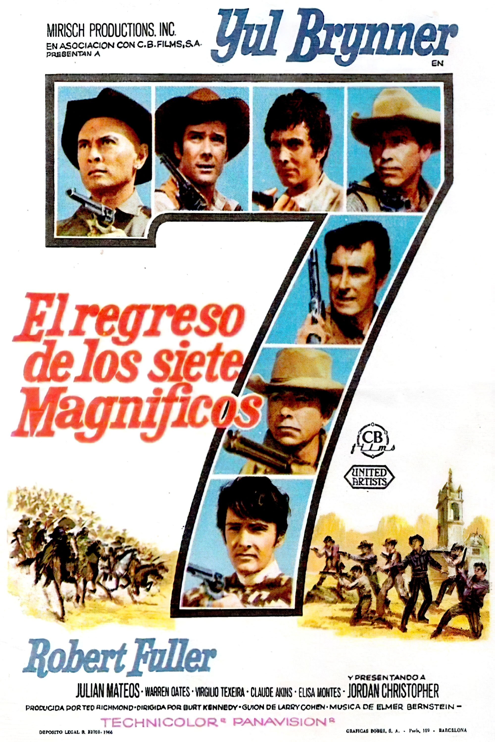 Poster de EL REGRESO DE LOS SIETE MAGNÍFICOS en español