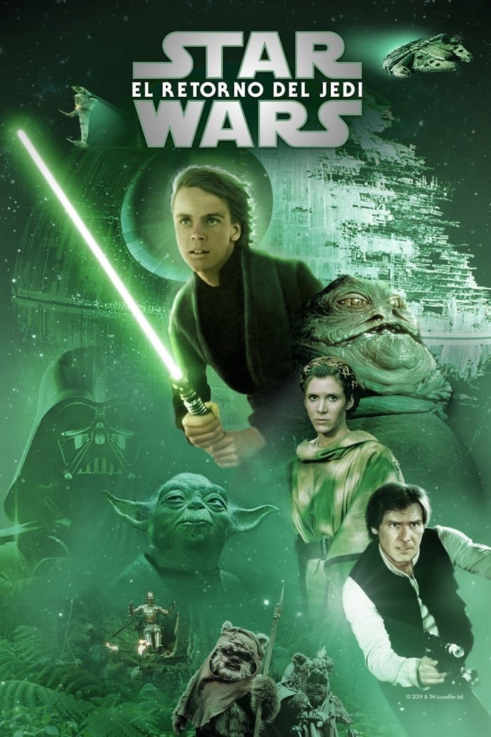 Poster de EL RETORNO DEL JEDI en español