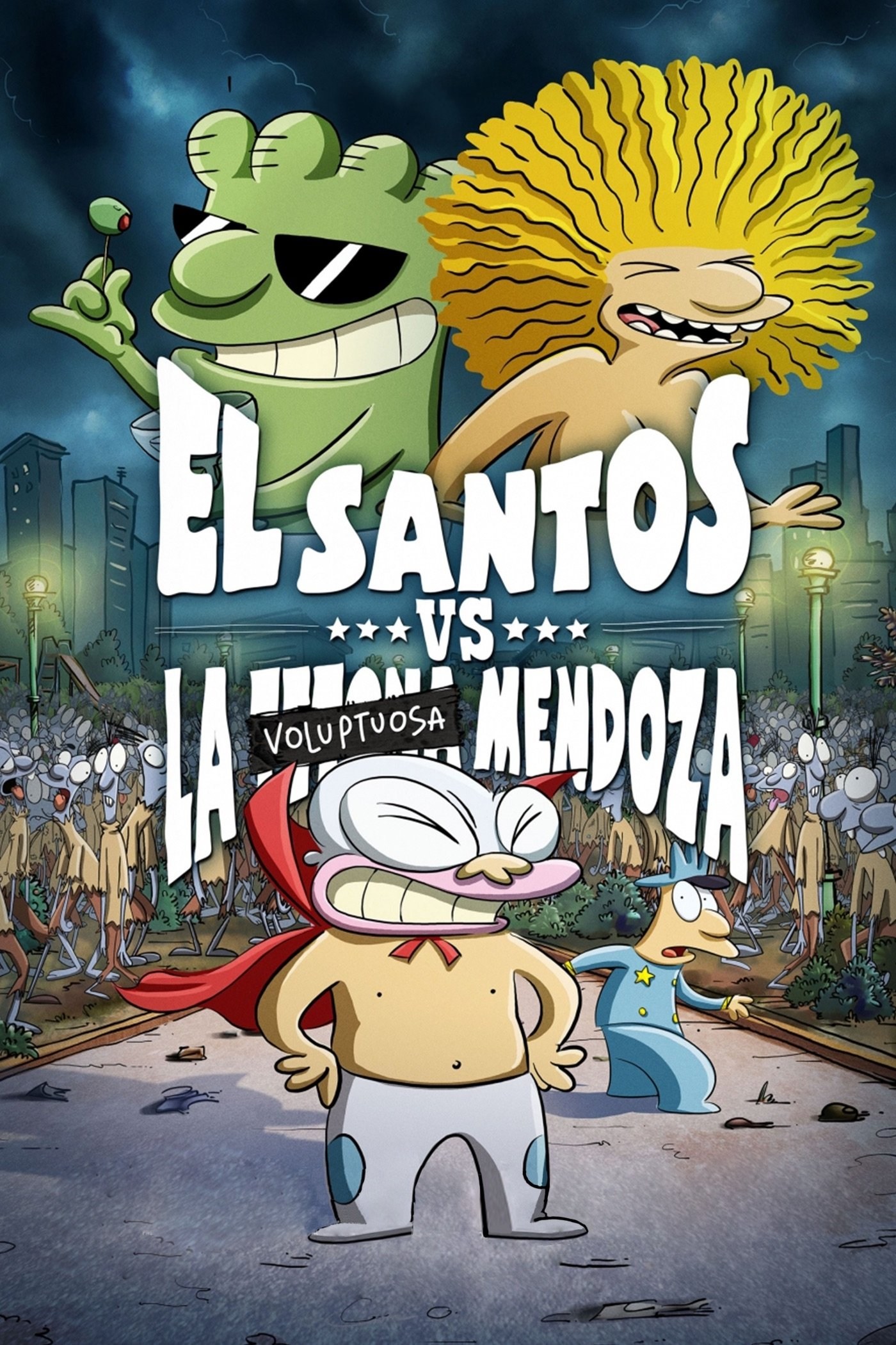 Poster de EL SANTOS VS LA TETONA MENDOZA en español