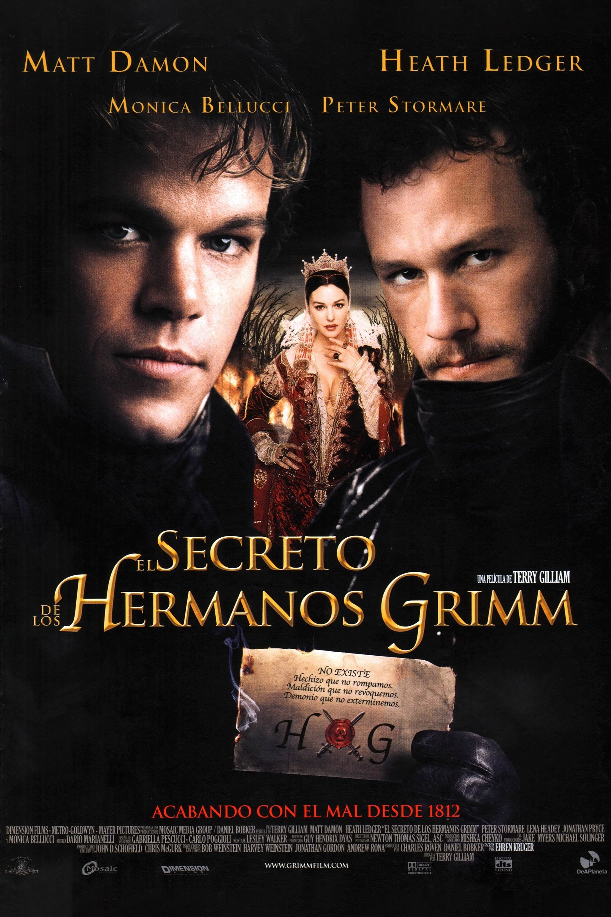 Poster de EL SECRETO DE LOS HERMANOS GRIMM en español
