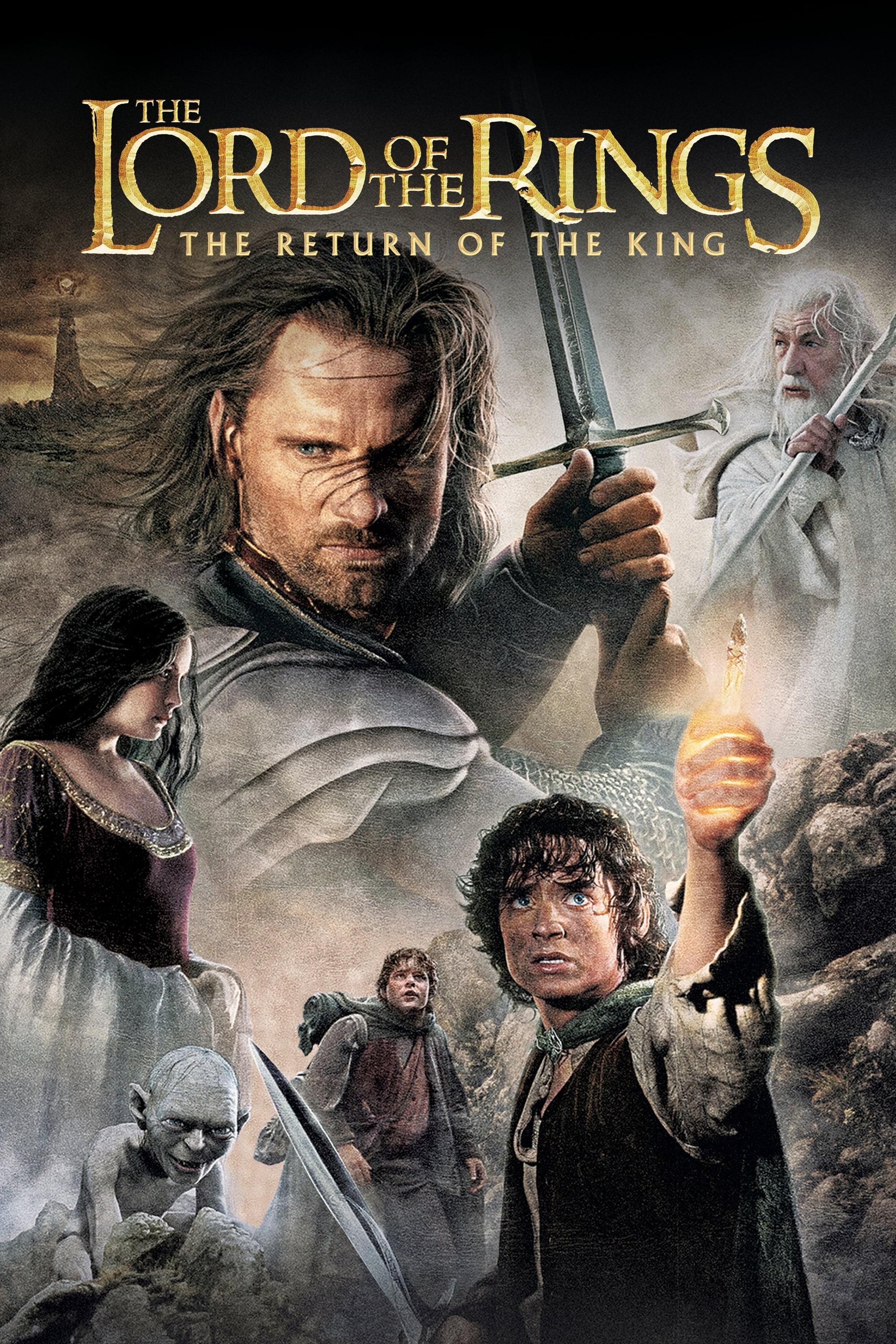 Poster de EL SEÑOR DE LOS ANILLOS: EL RETORNO DEL REY en inglés