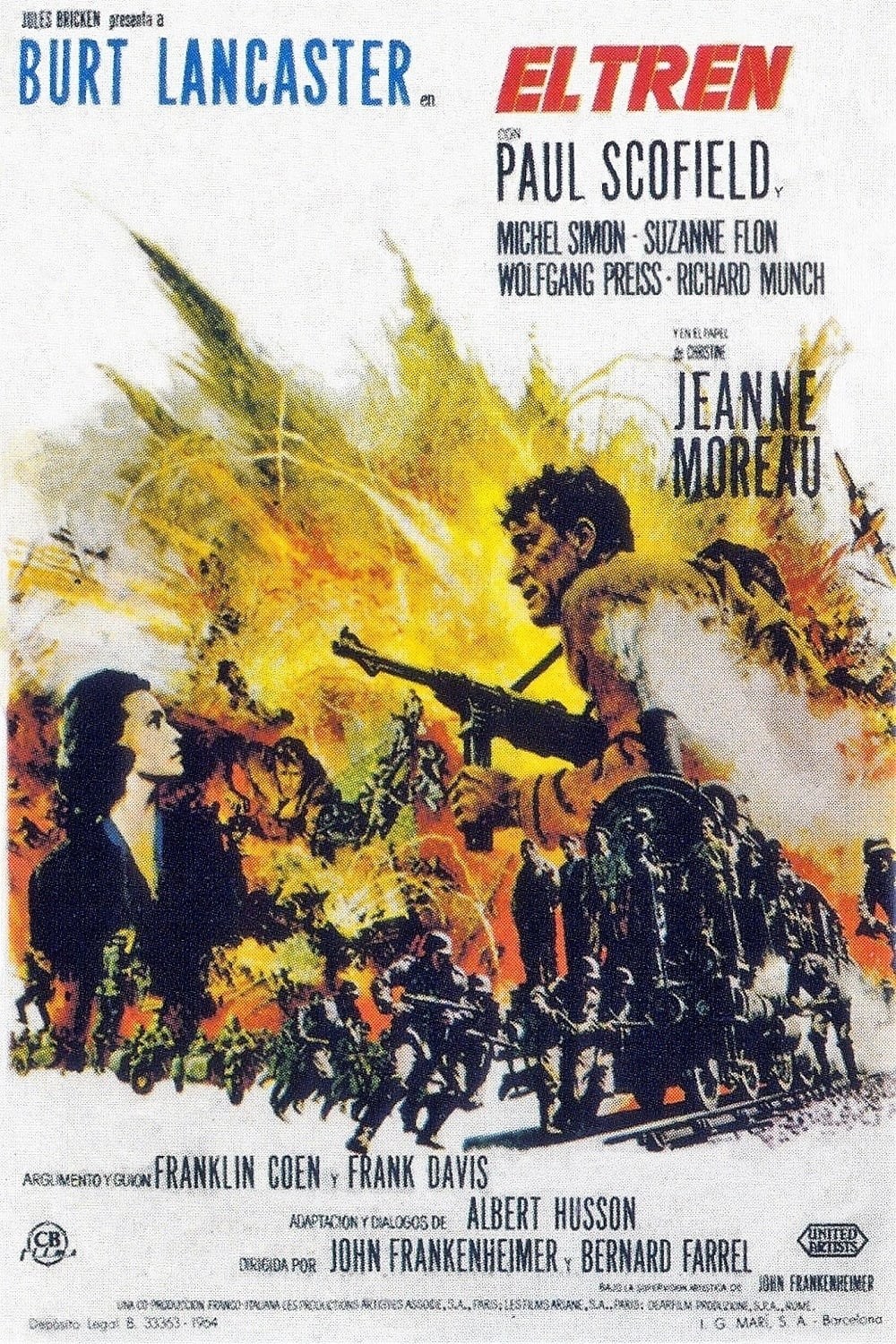 Poster de EL TREN en español