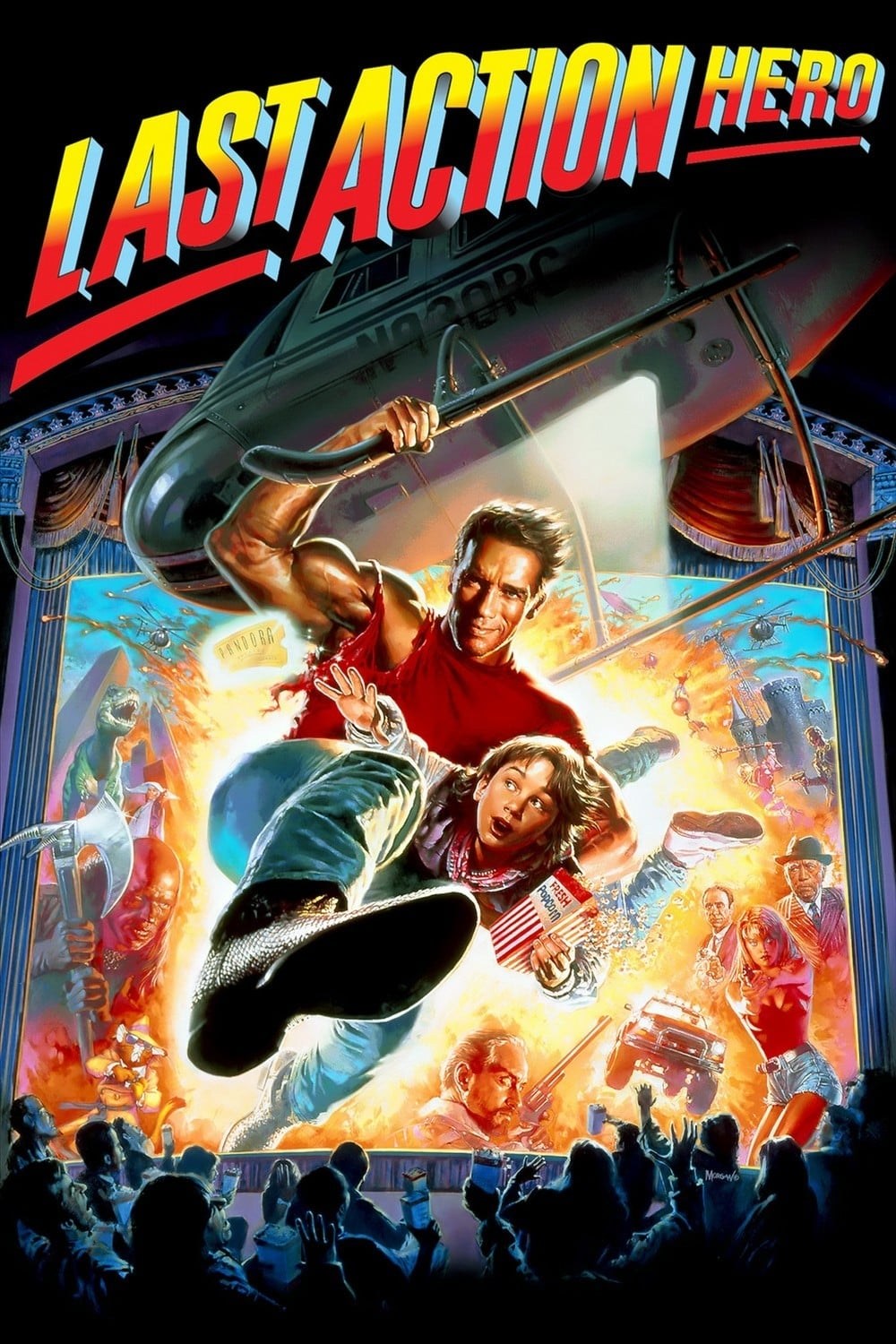 Poster de EL ÚLTIMO GRAN HÉROE en inglés