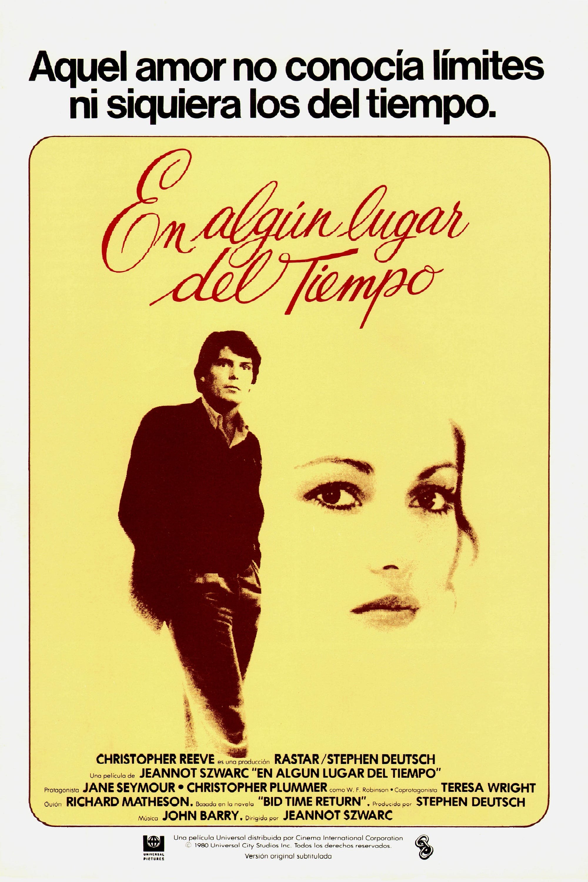 Poster de EN ALGÚN LUGAR DEL TIEMPO en español