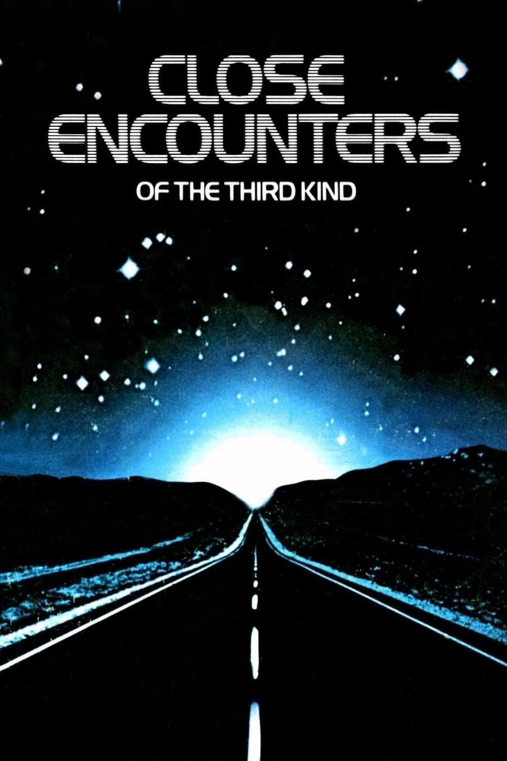 Poster de ENCUENTROS EN LA TERCERA FASE en inglés