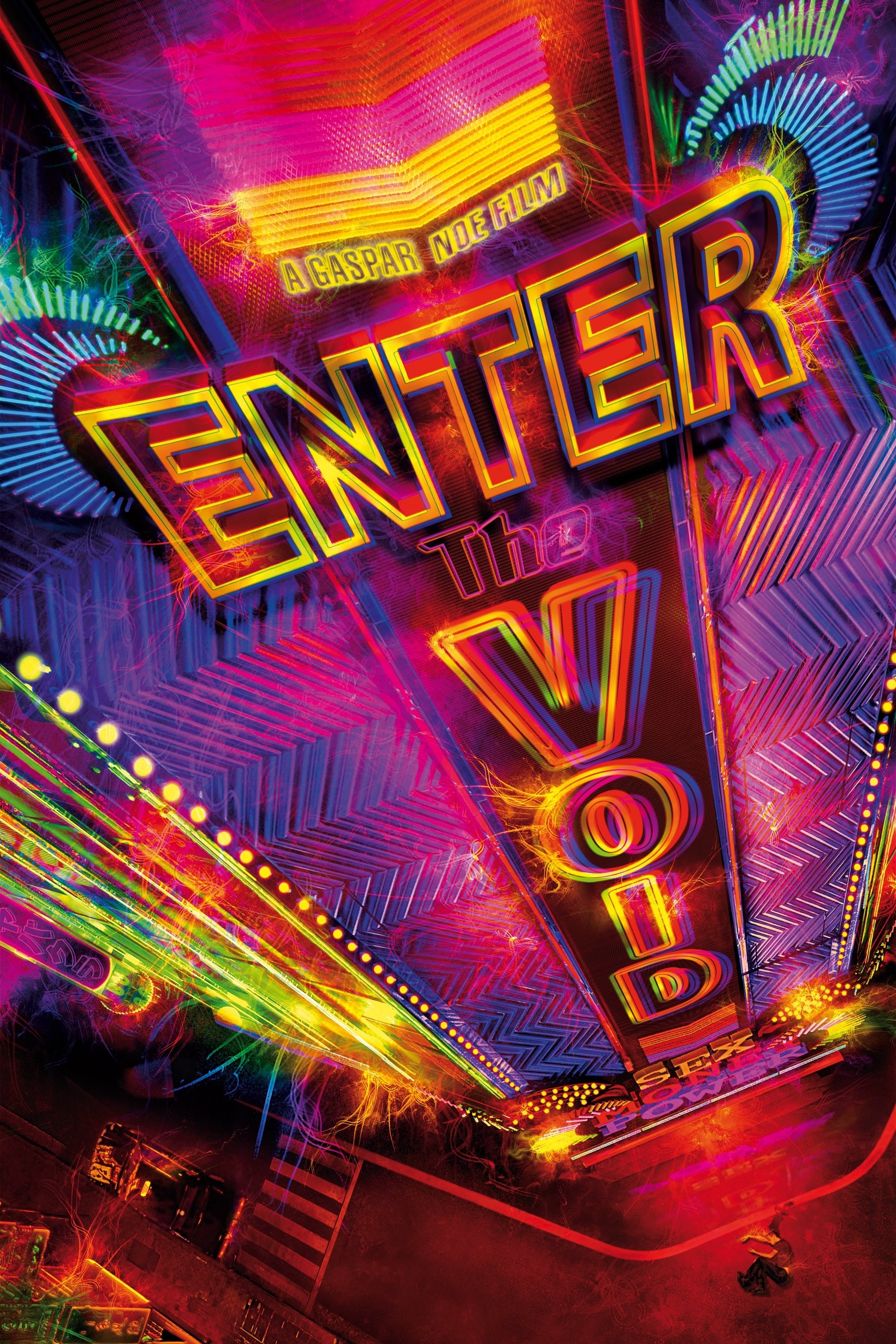 Poster de ENTER THE VOID en inglés