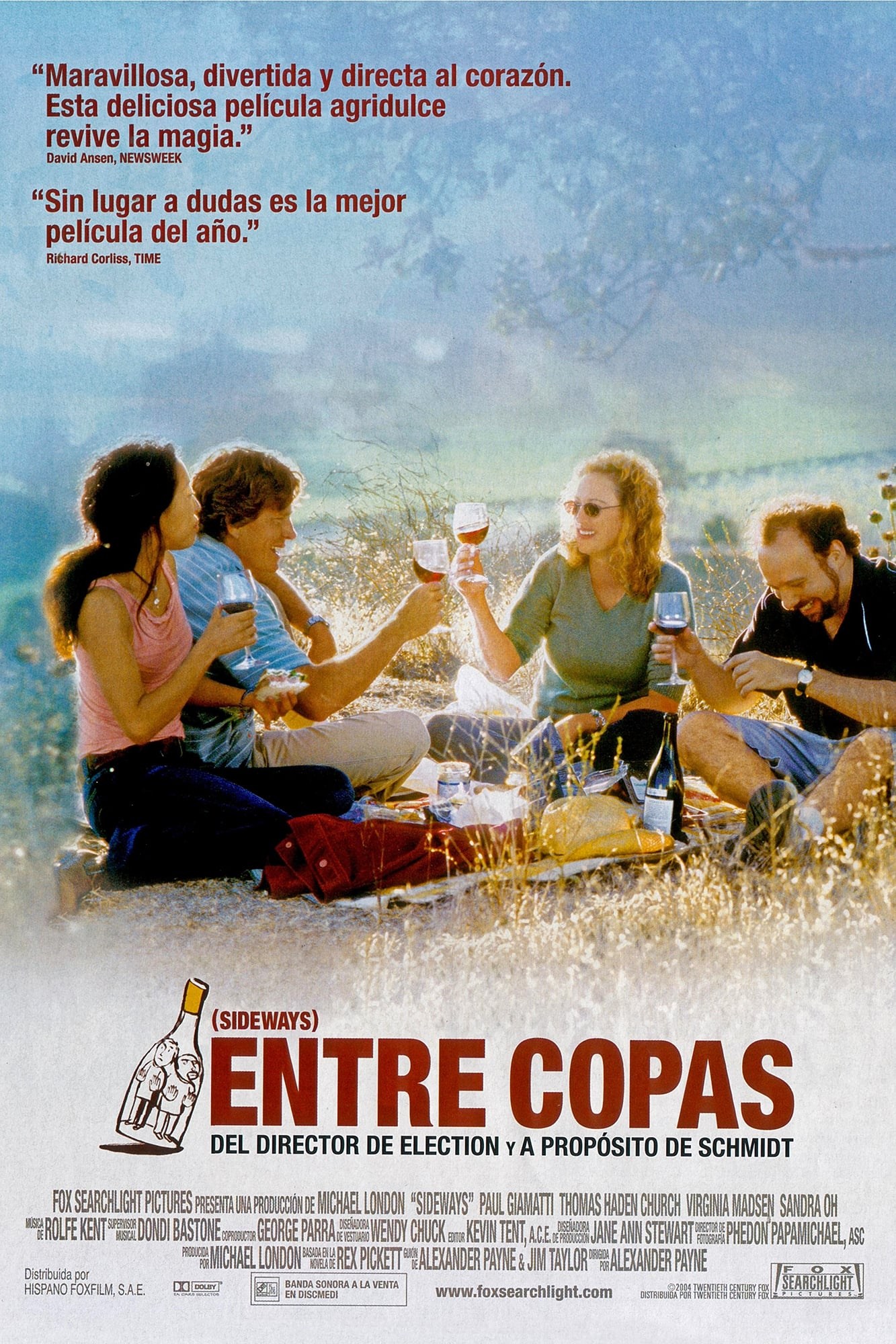 Poster de ENTRE COPAS en español