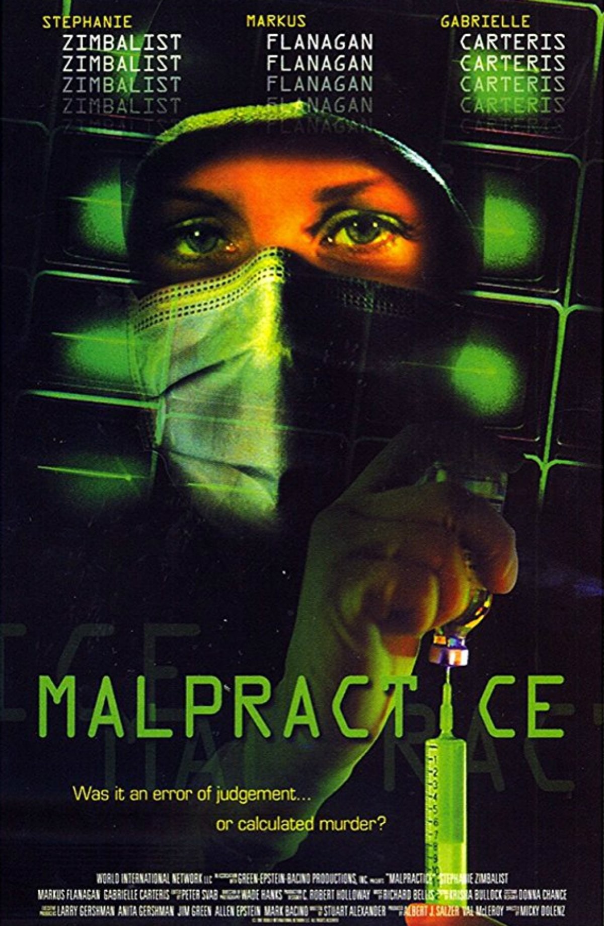 Poster de ERROR MÉDICO en inglés