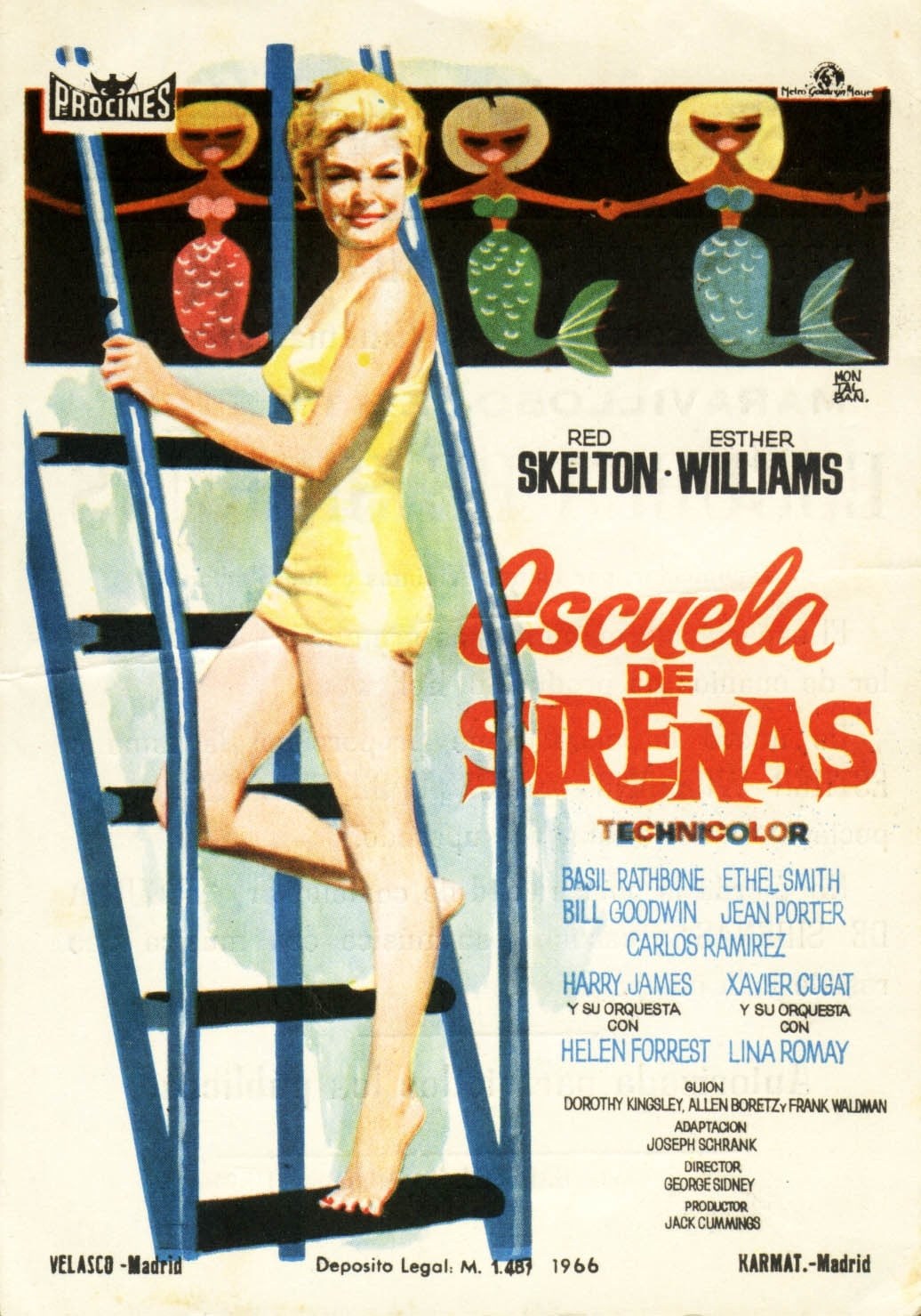 Poster de ESCUELA DE SIRENAS en español