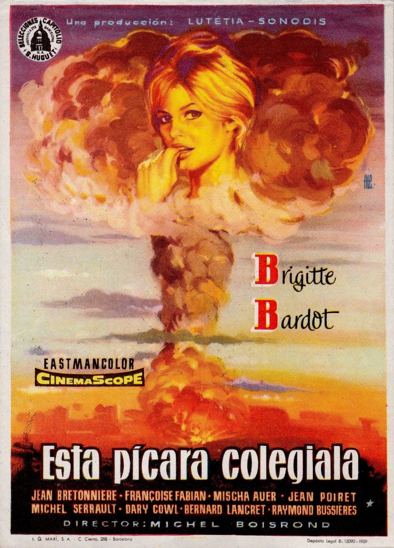 Poster de ESTA PICARA COLEGIALA en español