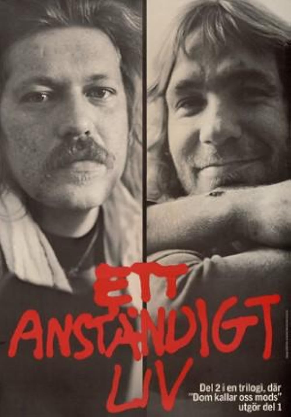 Poster de ETT ANSTÄNDIGT LIV