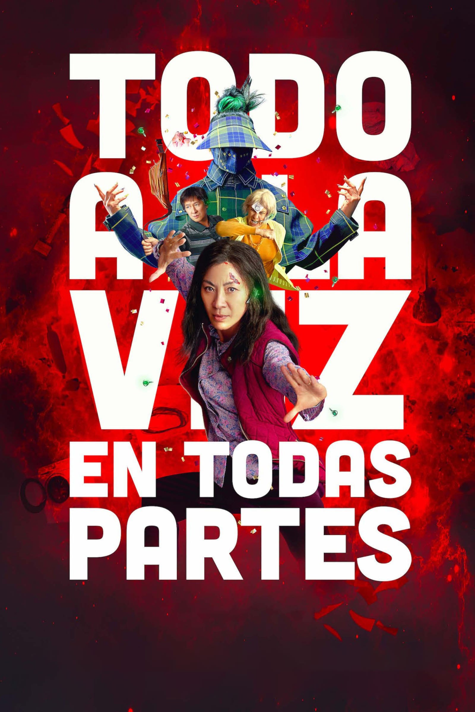 Poster de TODO A LA VEZ EN TODAS PARTES en español