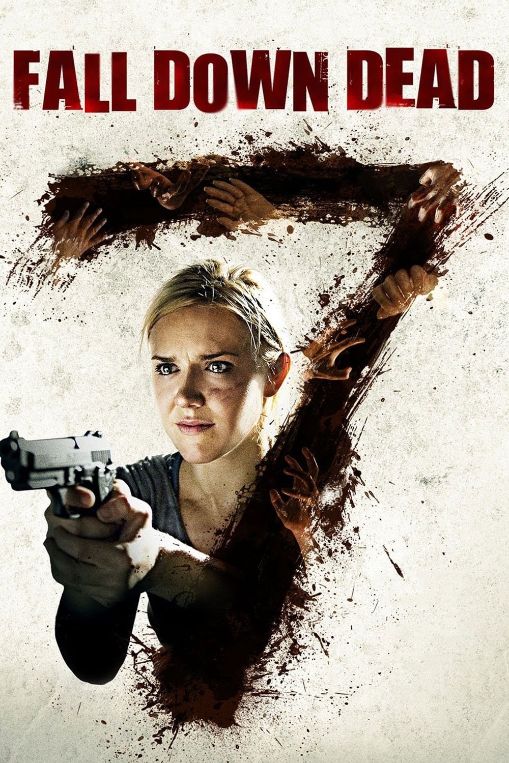 Poster de FALL DOWN DEAD en inglés