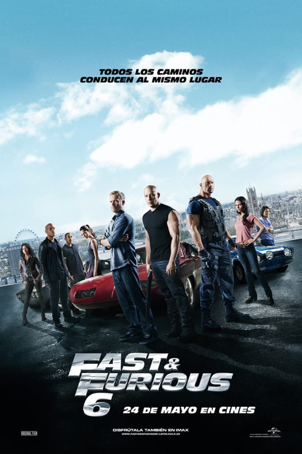 Poster de FAST & FURIOUS 6 (A TODO GAS 6) en español