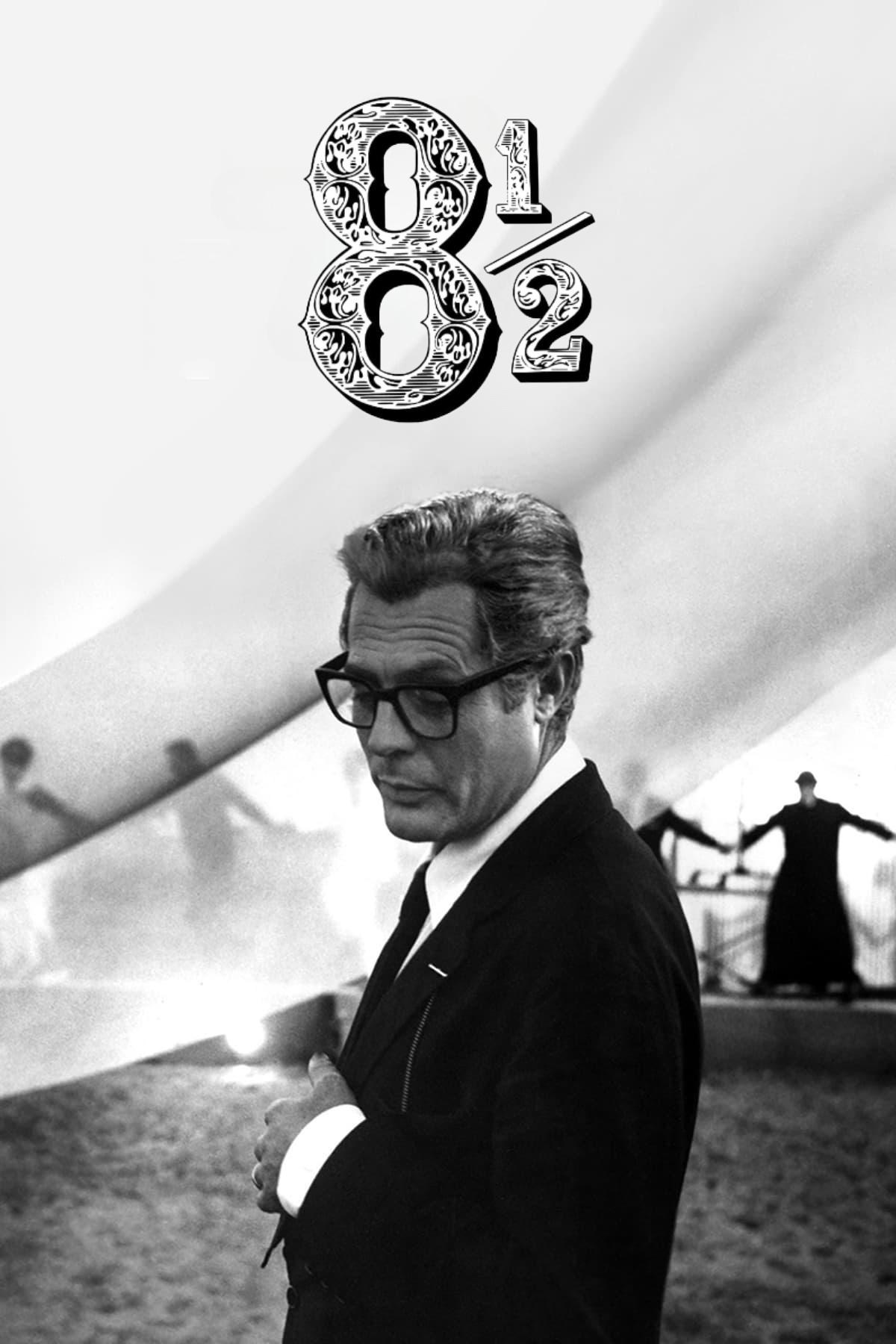 Poster de FELLINI 8½ en inglés