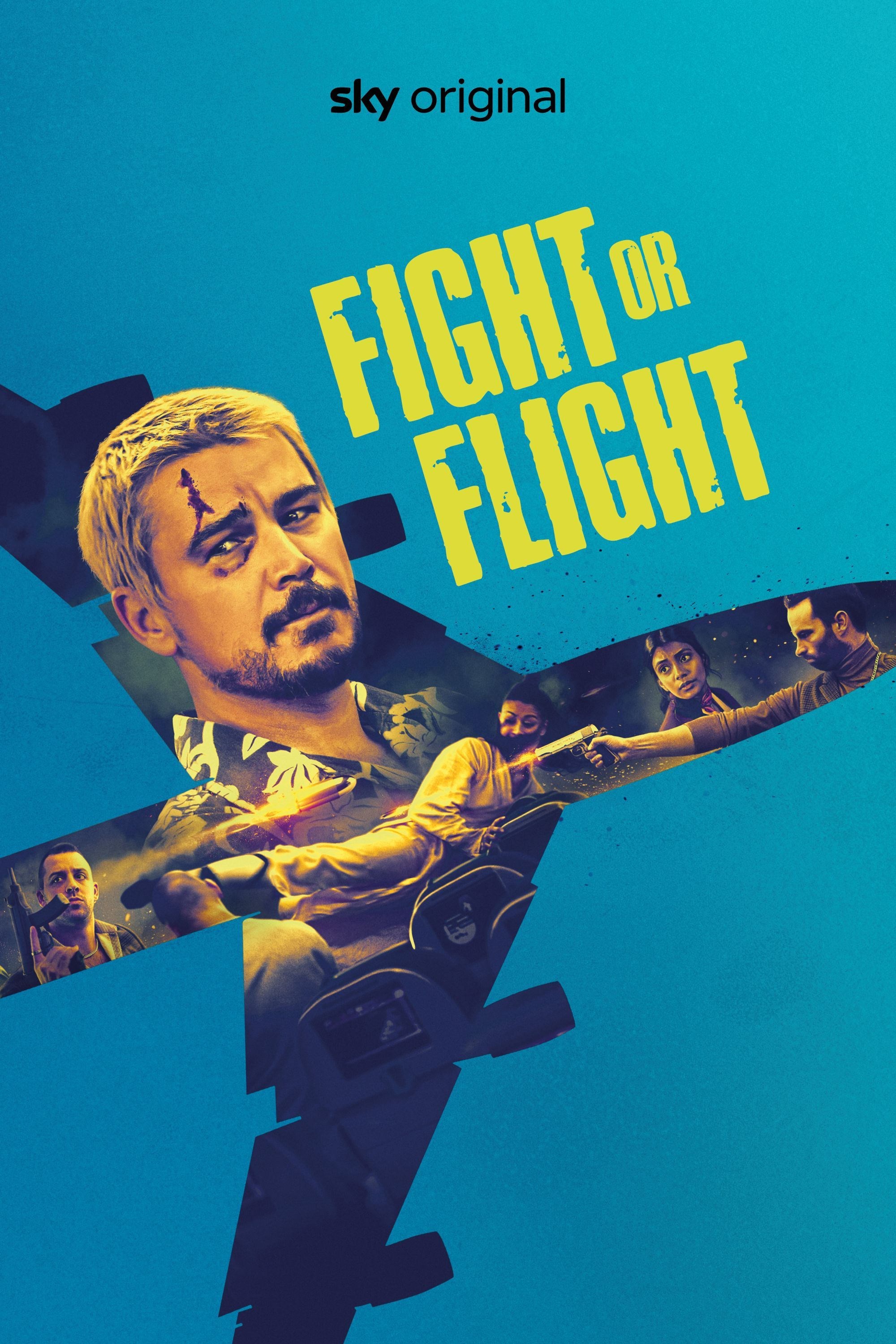 Poster de FIGHT OR FLIGHT (SICARIOS EN EL AIRE) en inglés