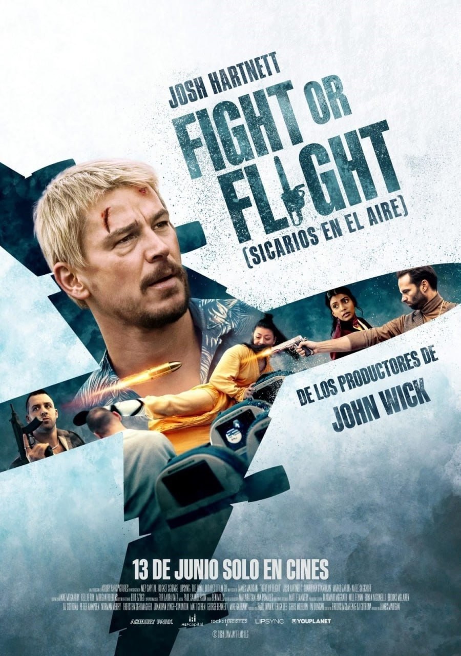 Poster de FIGHT OR FLIGHT (SICARIOS EN EL AIRE) en español