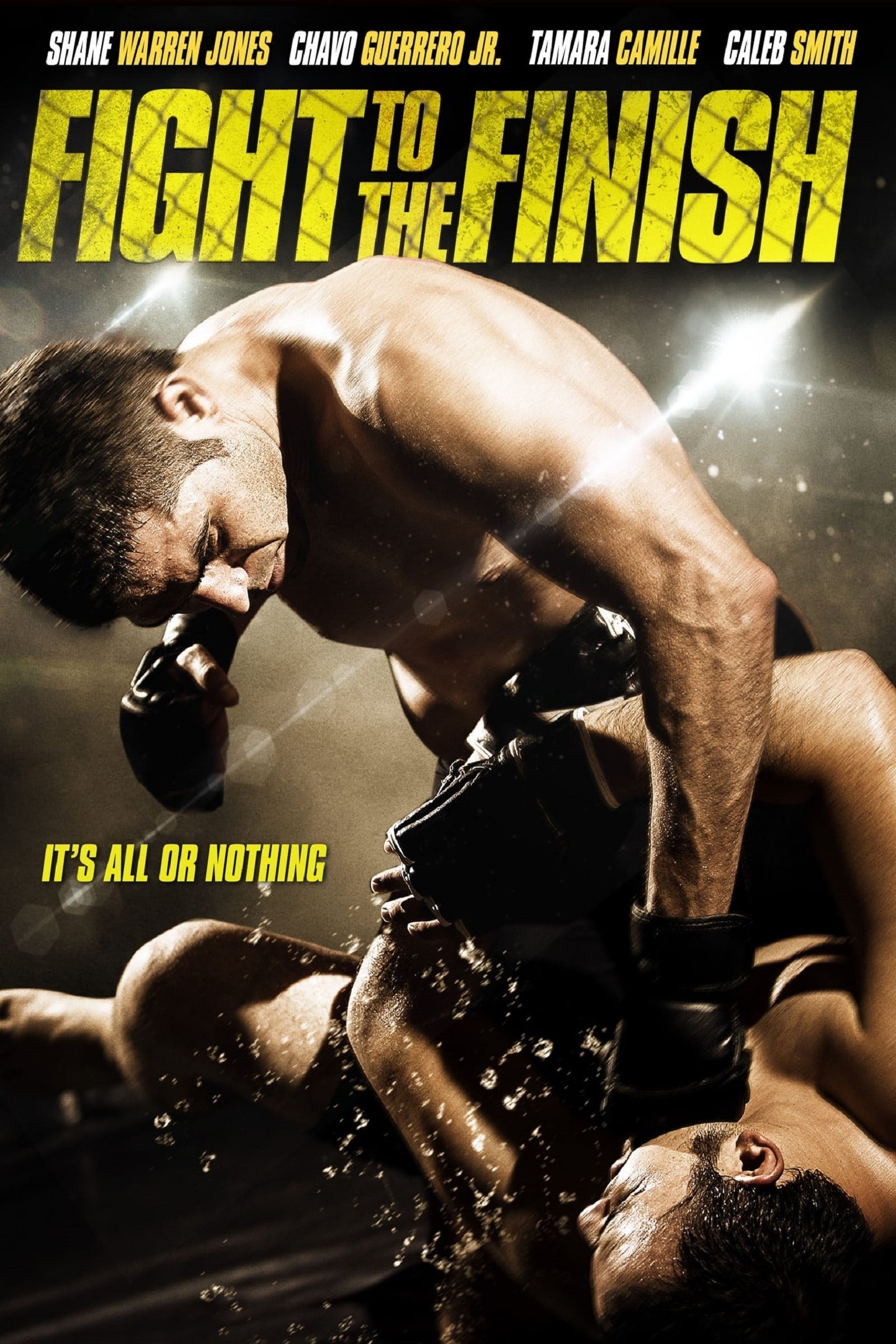 Poster de FIGHT TO THE FINISH en inglés