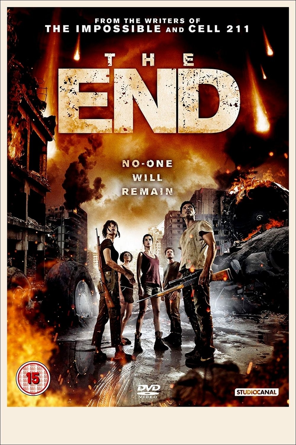 Poster de FIN en inglés
